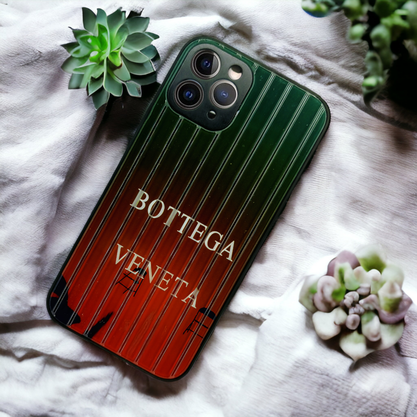 Bottega veneta for Stylish Printed cover with sillicon fibre, Bubble corner drop protection