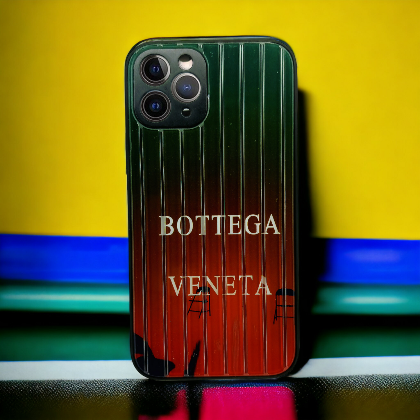 Bottega veneta for Stylish Printed cover with sillicon fibre, Bubble corner drop protection