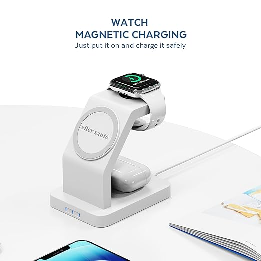 eller santé® 23w Magnetic MagSafe Charger 3in1 Wireless Charger for iPhone