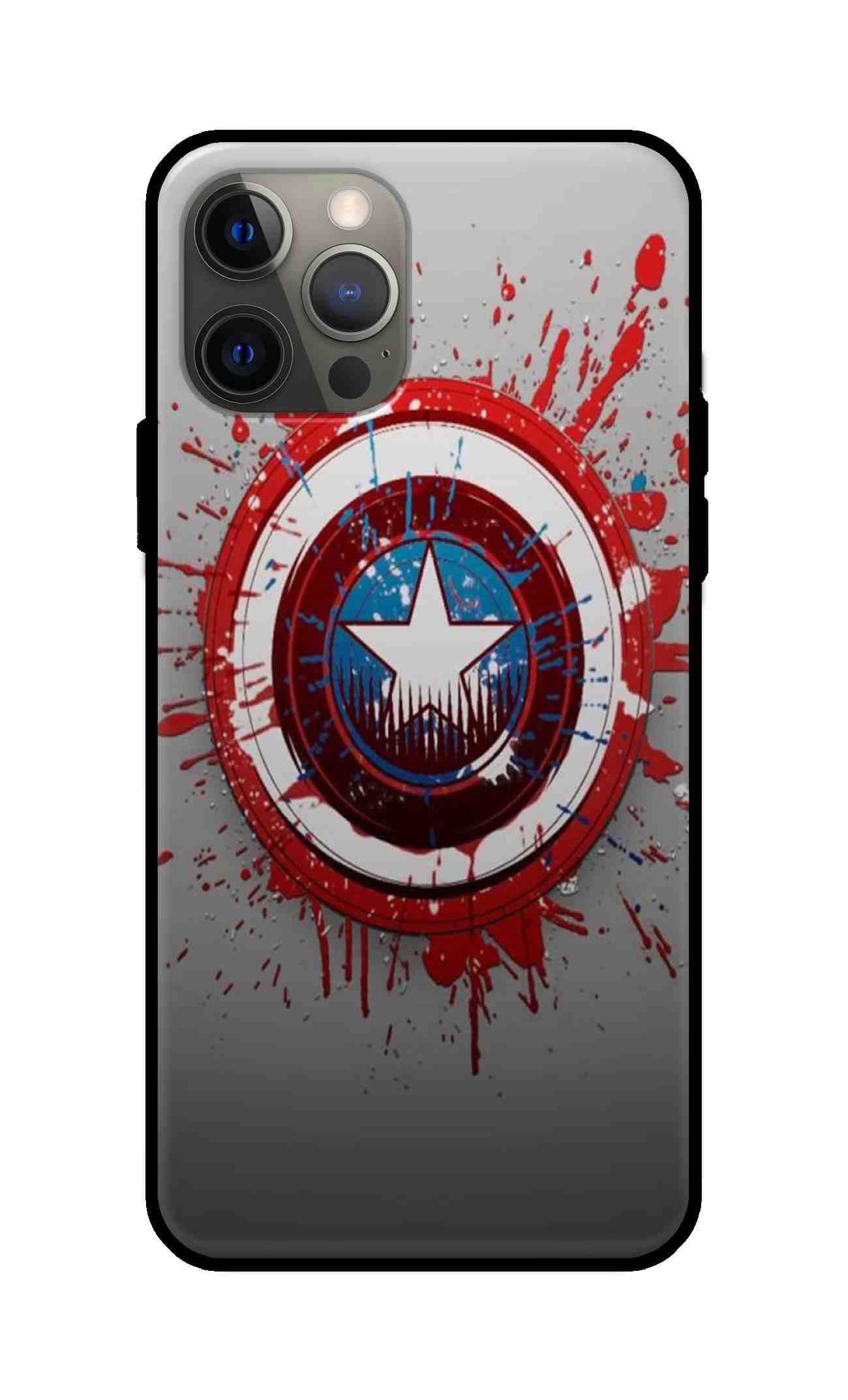 Caption America Glass back cover