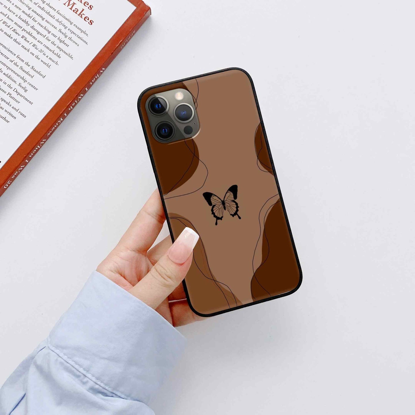 Butterfly Glass Back Cover