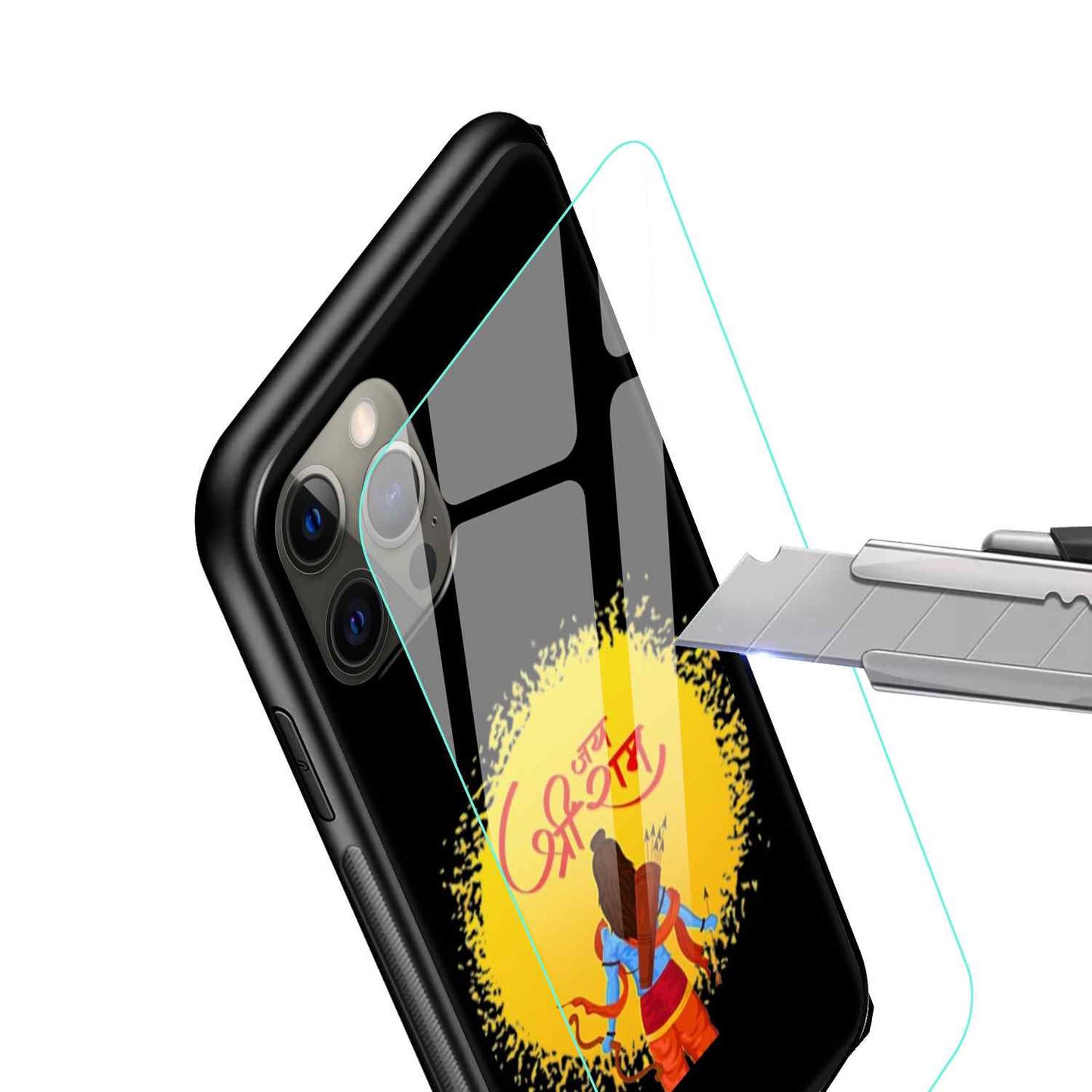 Ram Ji Glass Back Cover