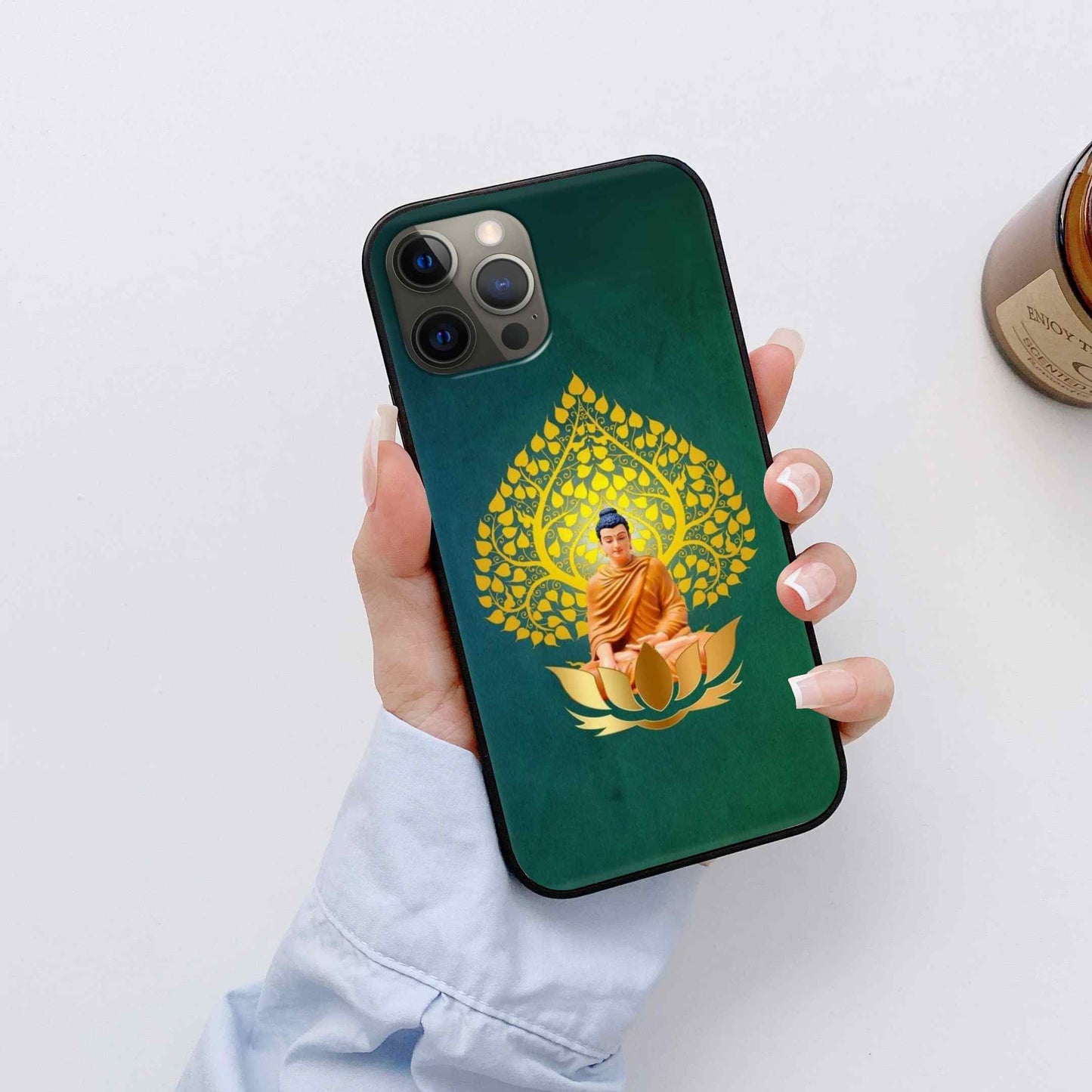 Buddha Glass Back Cover