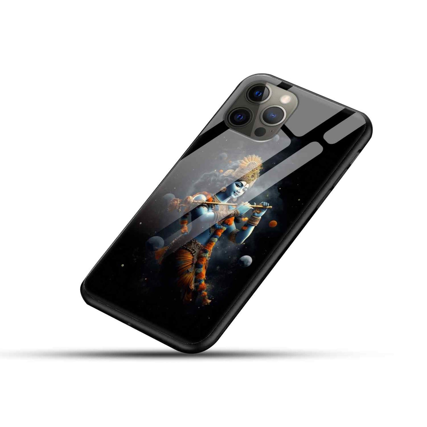 Krishna Ji Glass Back Cover