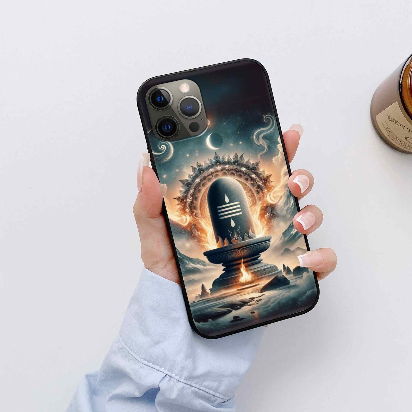 Shiv Ji Glass Back Cover