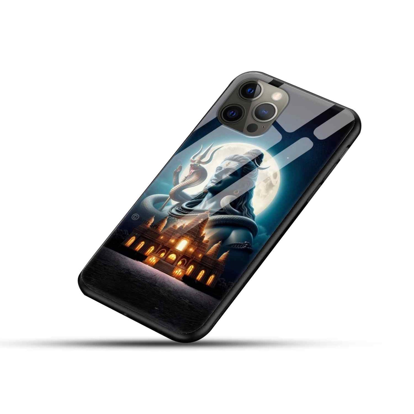 Shiv Ji Glass Back Cover
