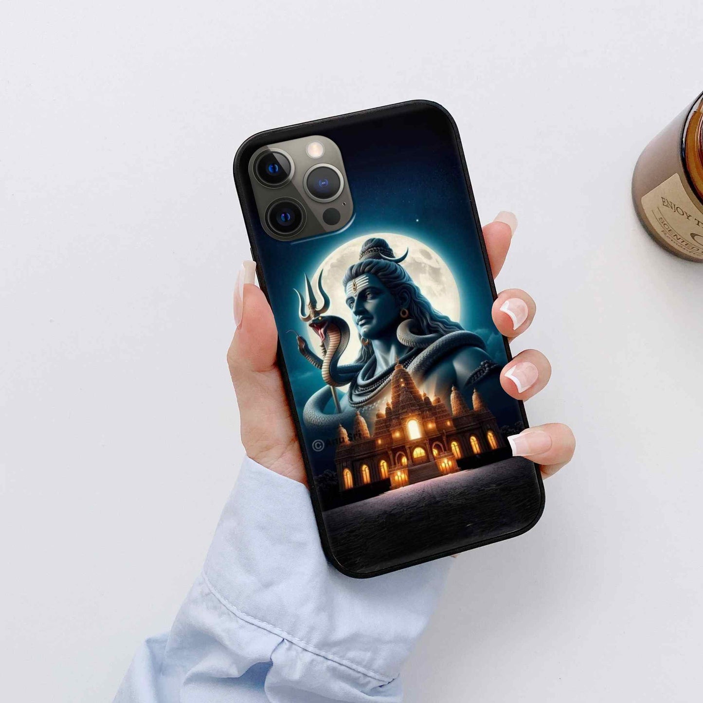 Shiv Ji Glass Back Cover