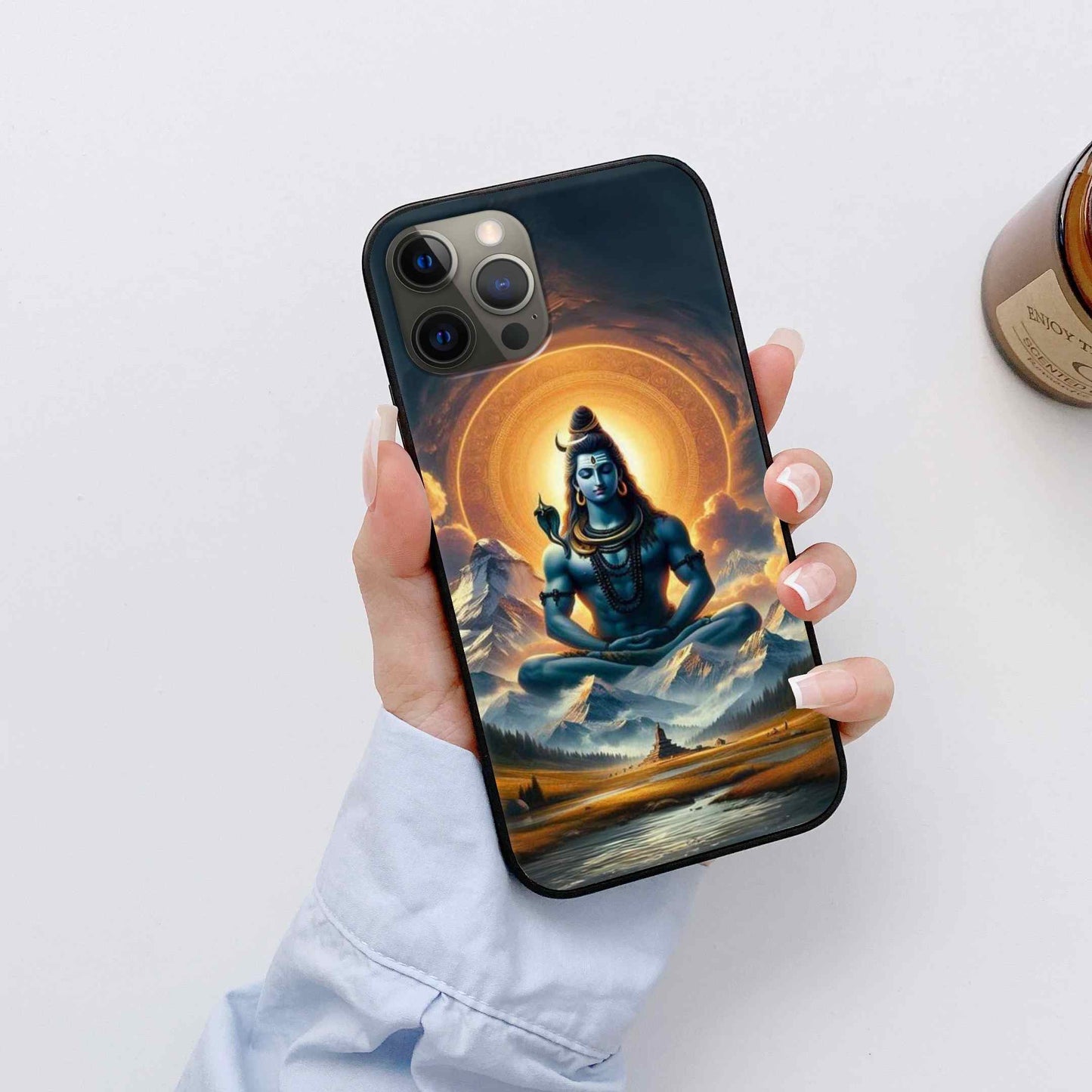 Shiv Ji Glass Back Cover