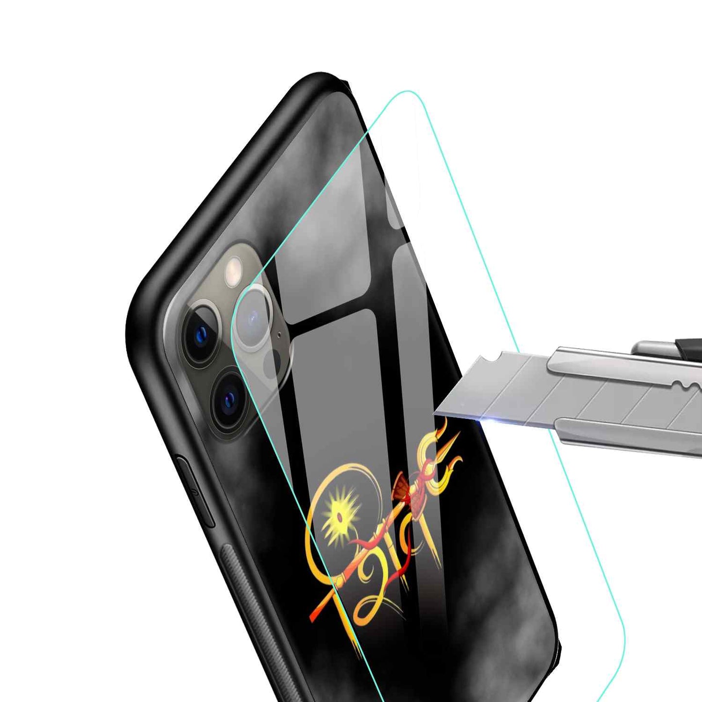Shiv Ji Glass Back Cover