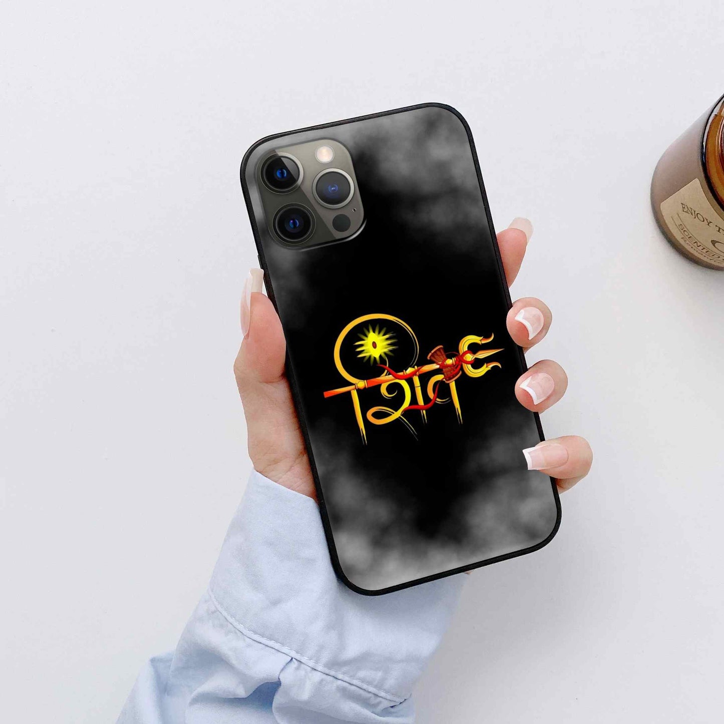 Shiv Ji Glass Back Cover