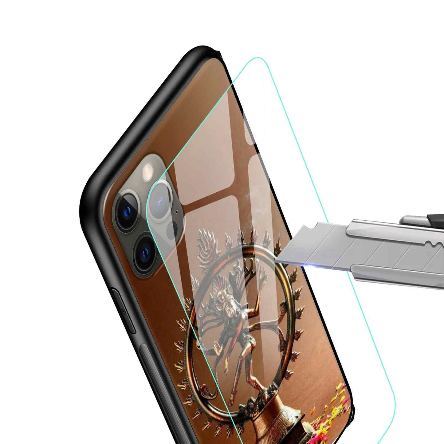 Shiv Ji Glass Back Cover
