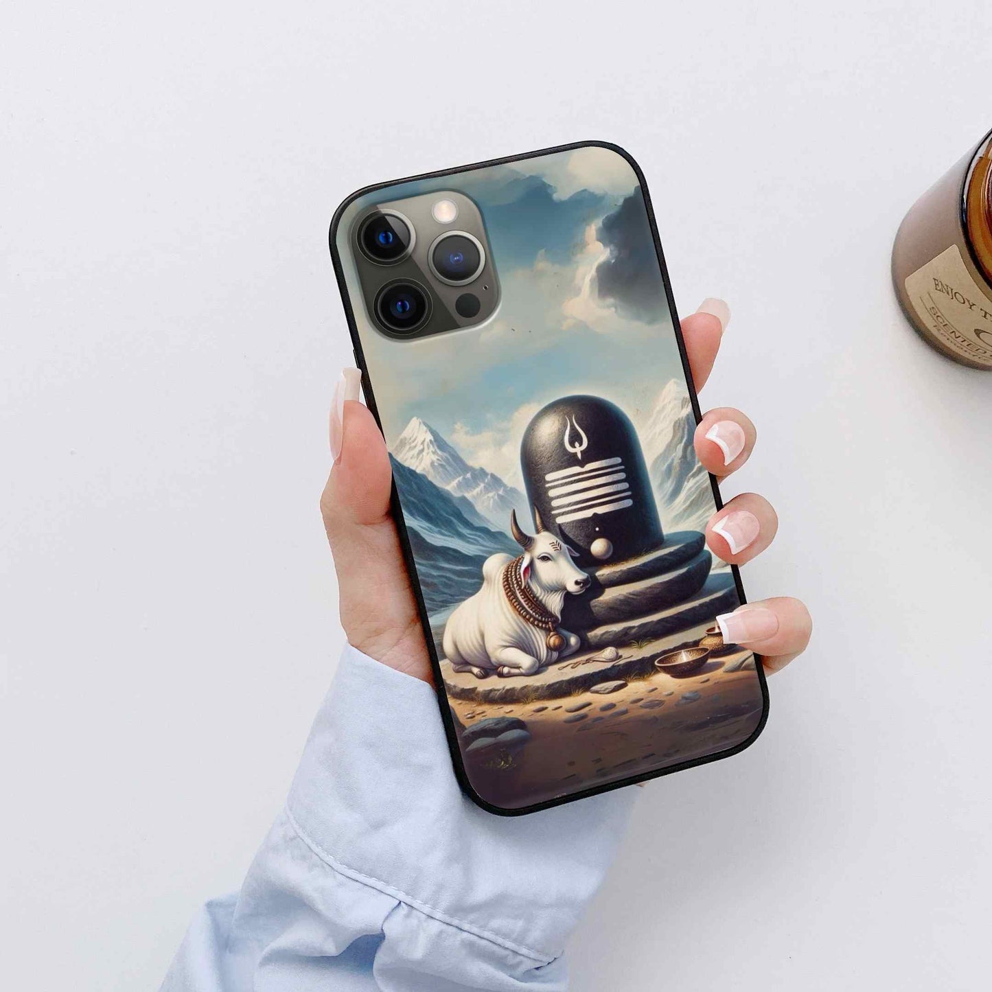 Shiv Ji Glass Back Cover