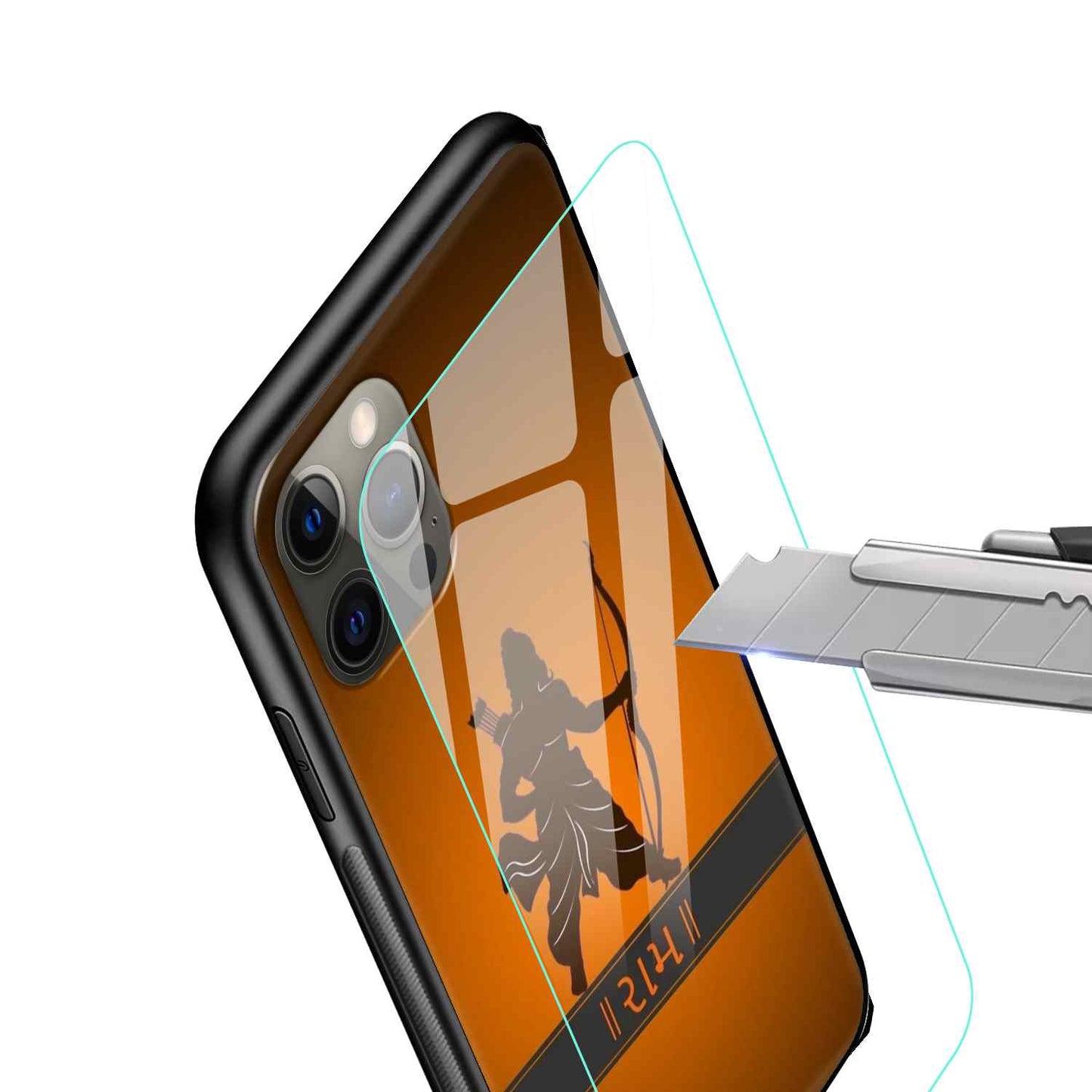 Ram Glass Back Cover