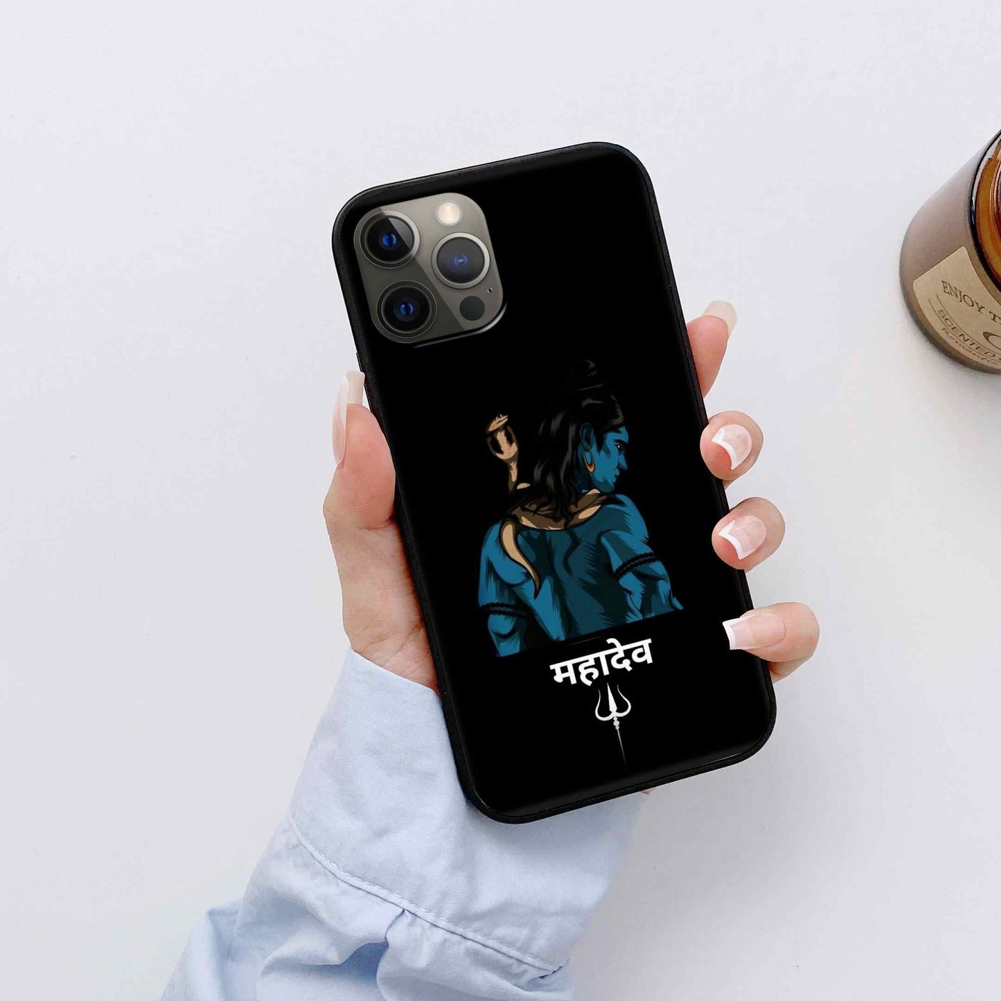 Shiv Ji Glass Back Cover