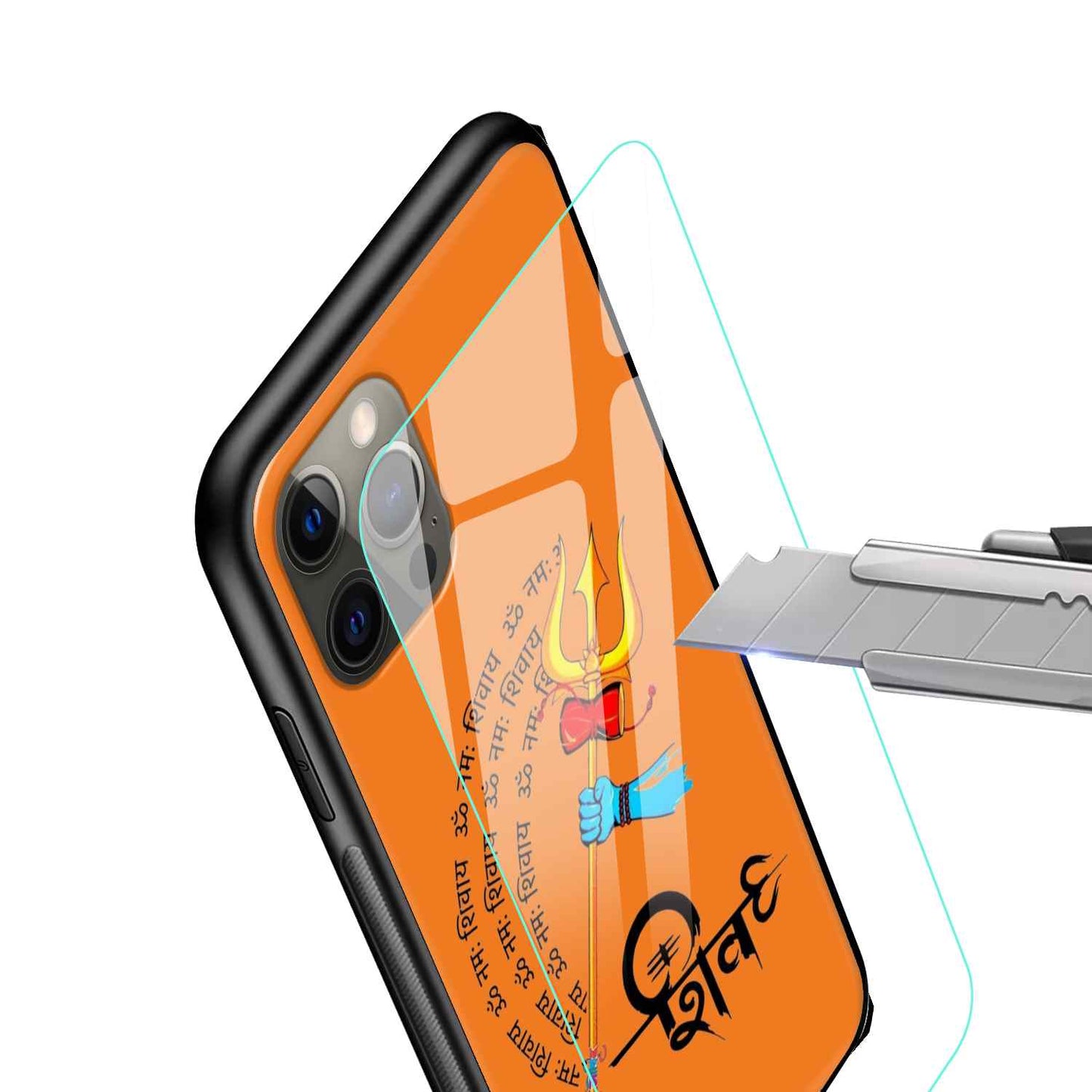 Shiv Ji Glass Back Cover