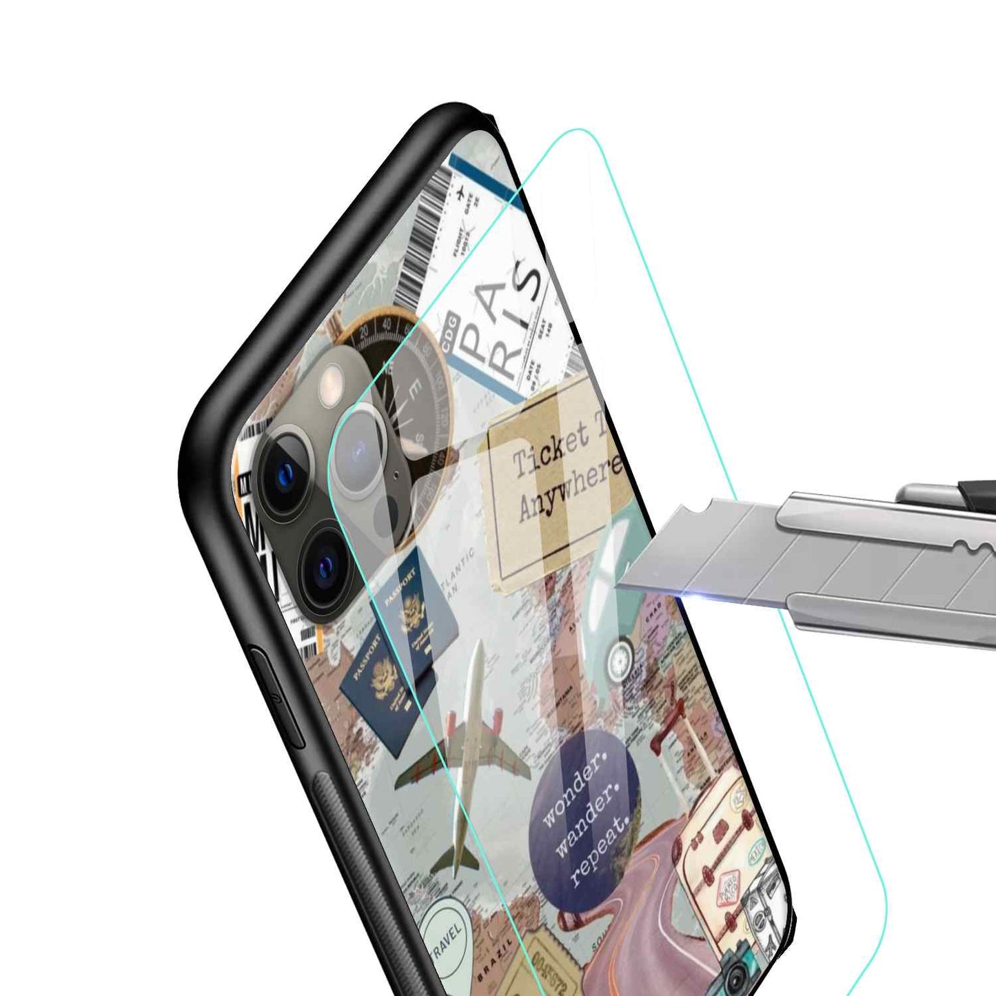 Travel Glass Back Cover
