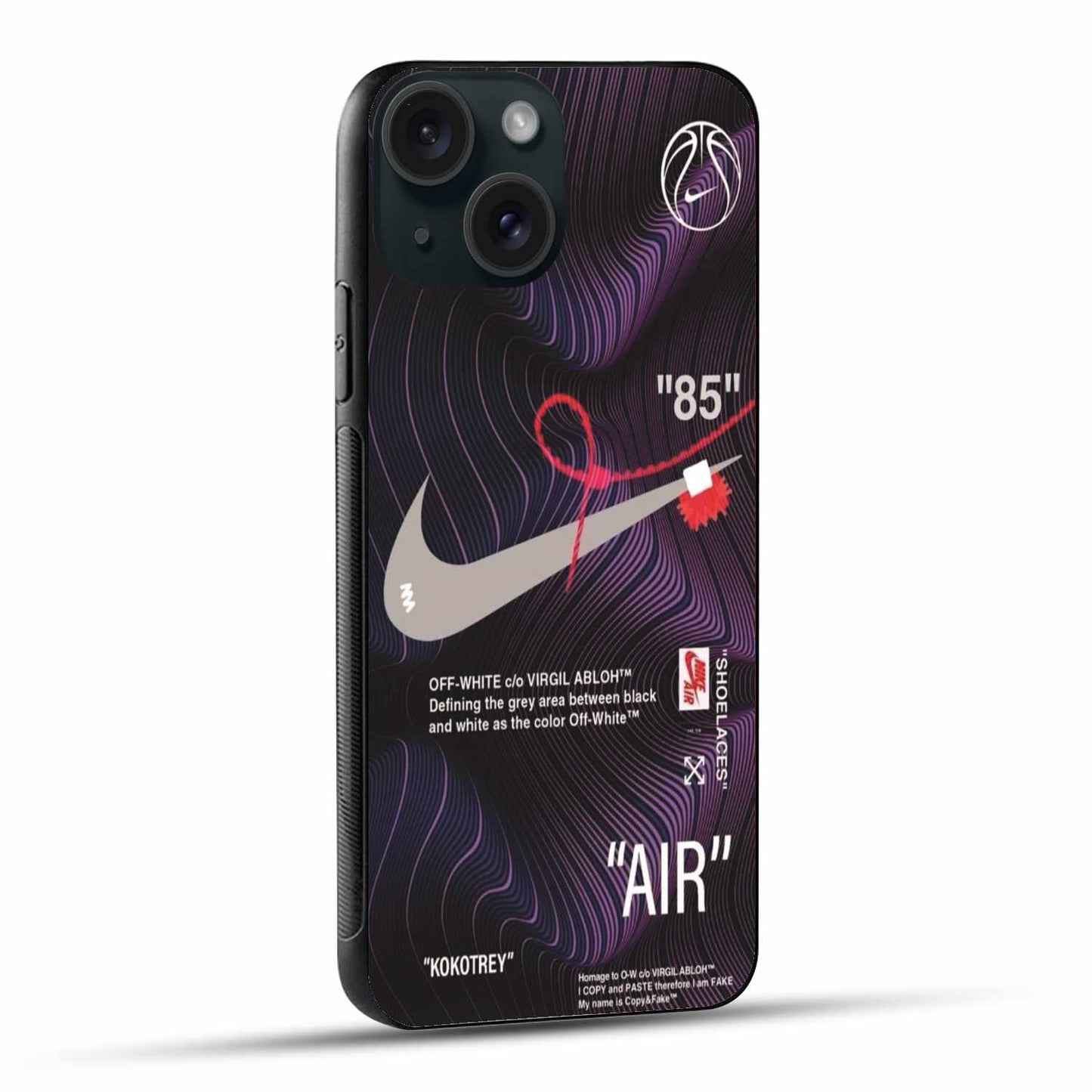 Off-White x Nike Inspired iPhone Case – Streetwear Aesthetic
