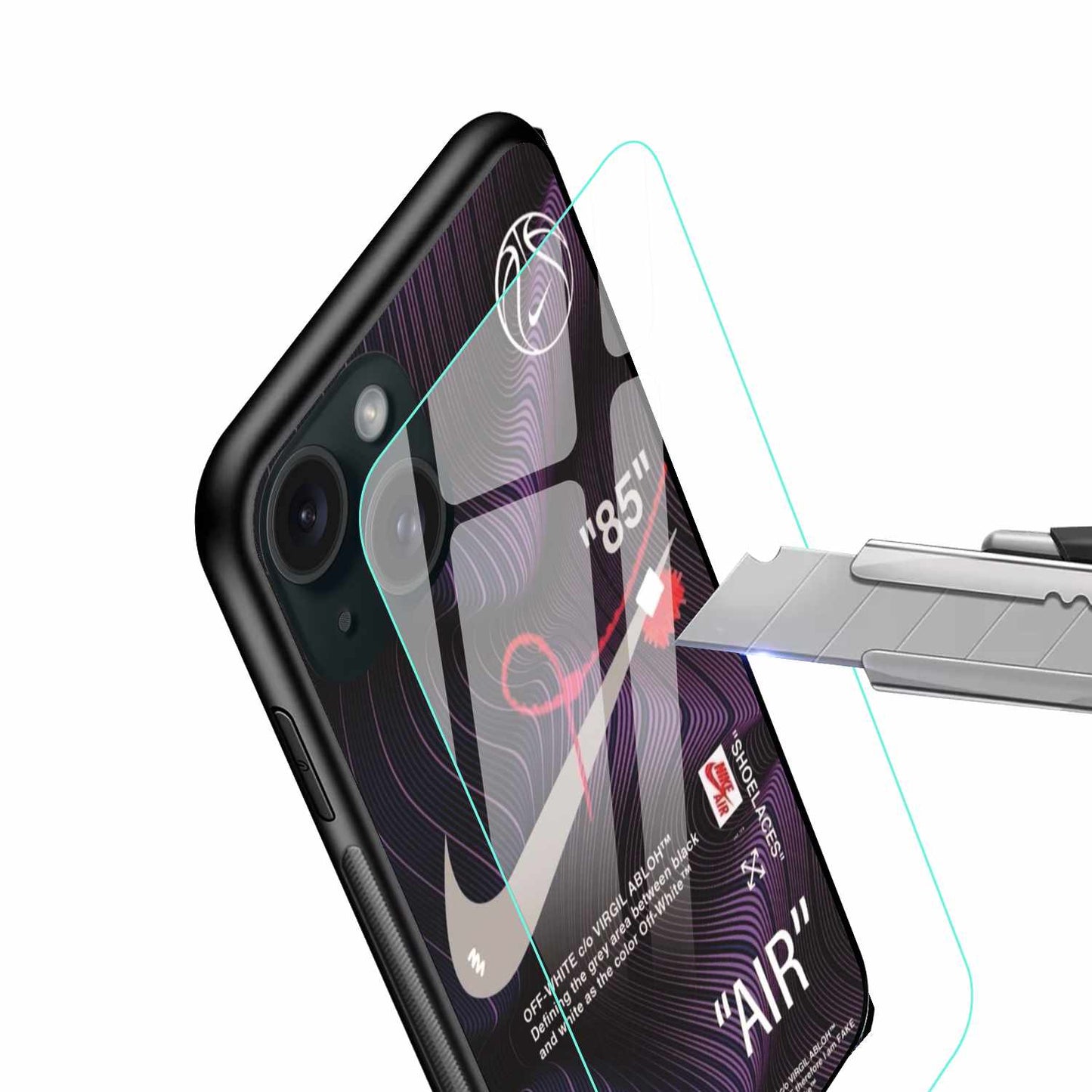 Off-White x Nike Inspired iPhone Case – Streetwear Aesthetic