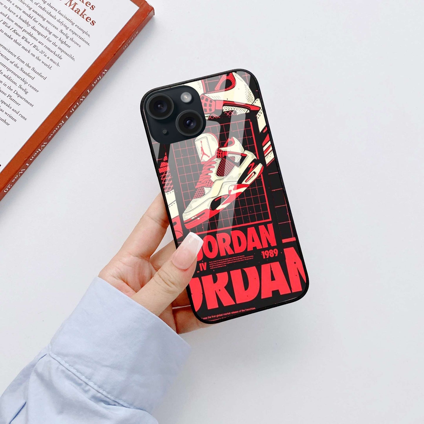 Jordan Original Glass Glossy Finish Back Cover