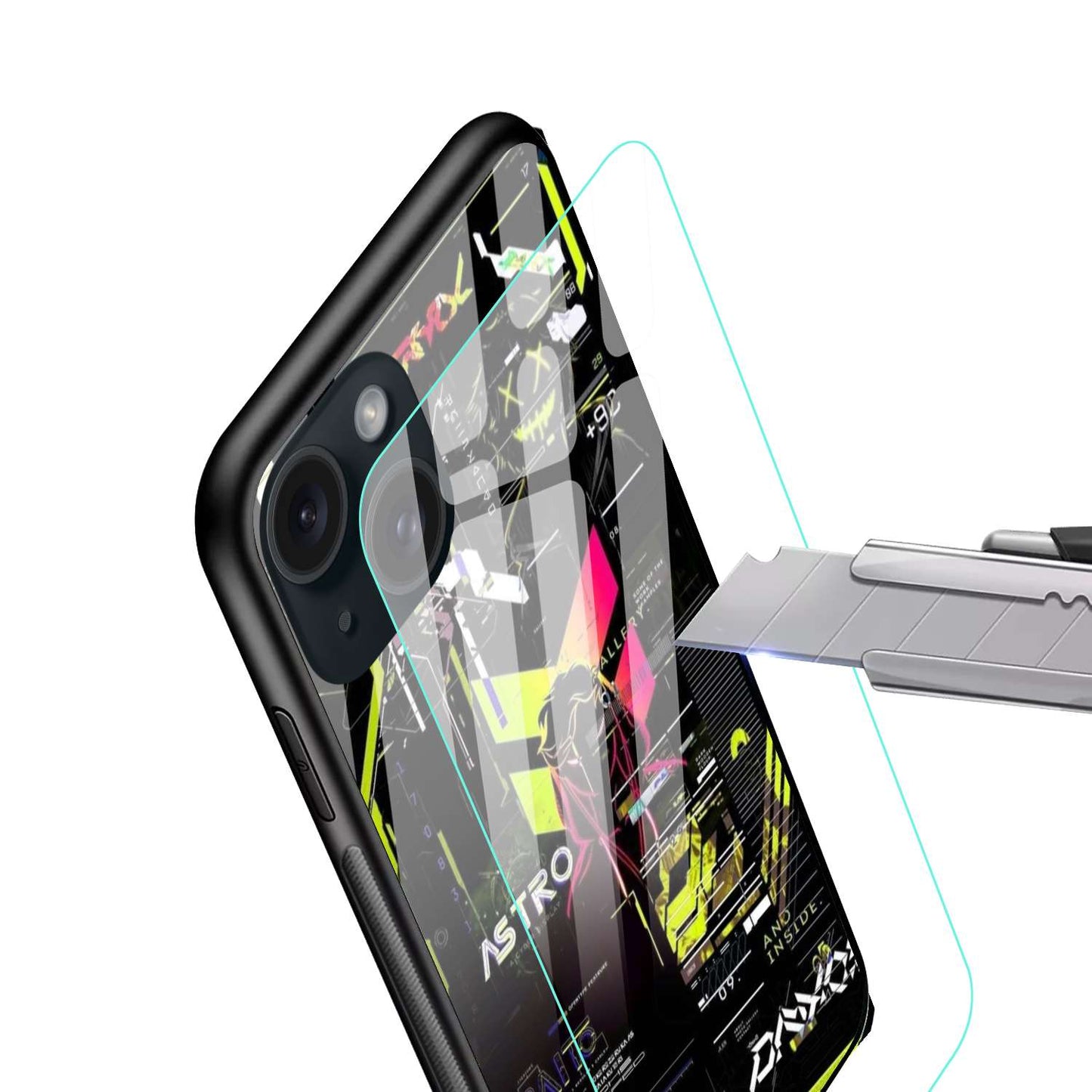Astro cyber display Original Glass Glossy Finish Back Cover