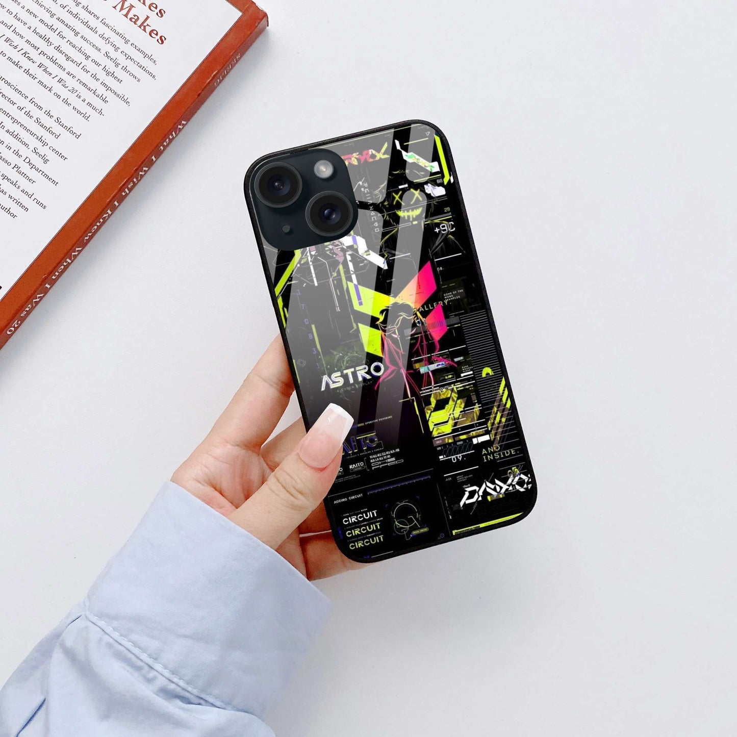 Astro cyber display Original Glass Glossy Finish Back Cover