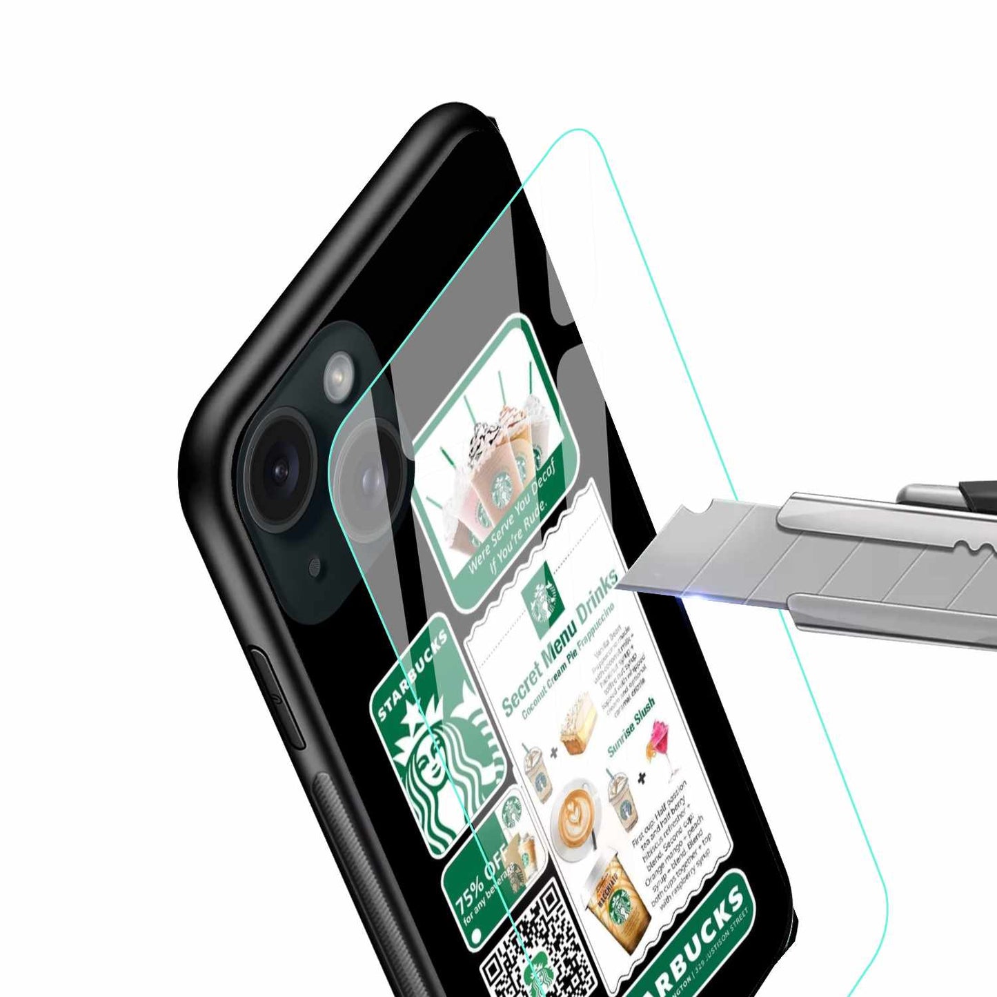 Starbucks Secret Menu Original glass Cover