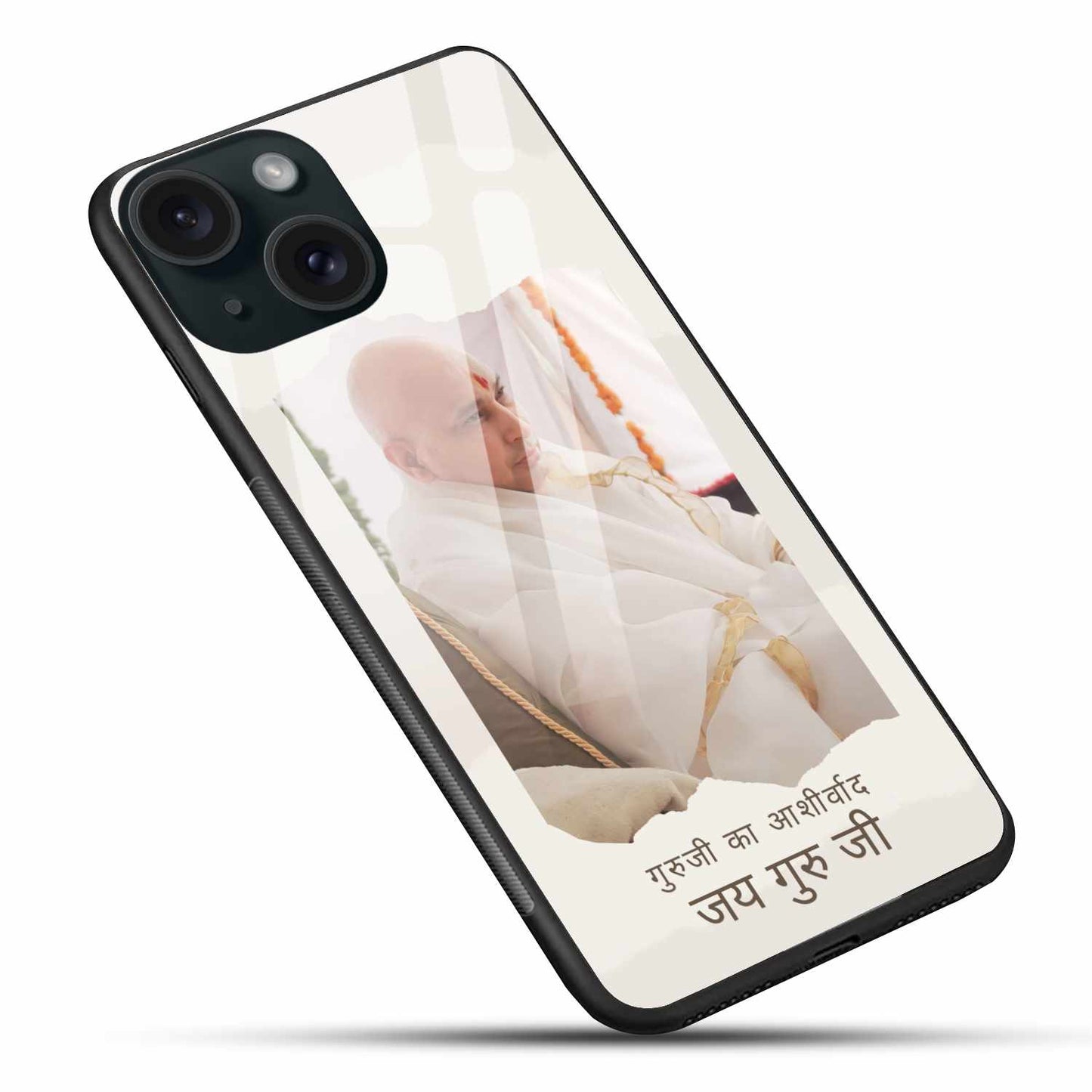 Jai Guruji Blessings iPhone Cover – Divine Protection