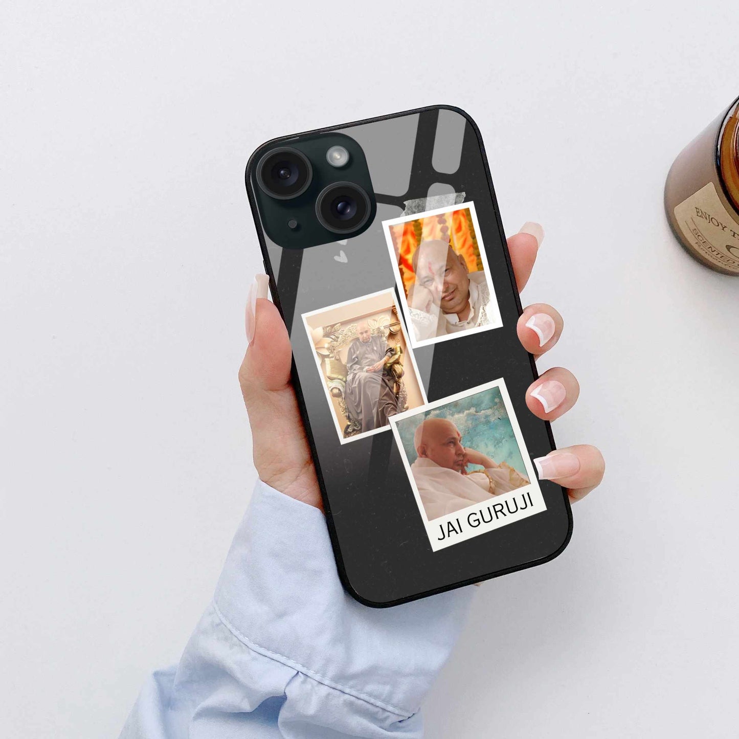 Jai Guruji Spiritual iPhone Cover – Divine Blessings Design