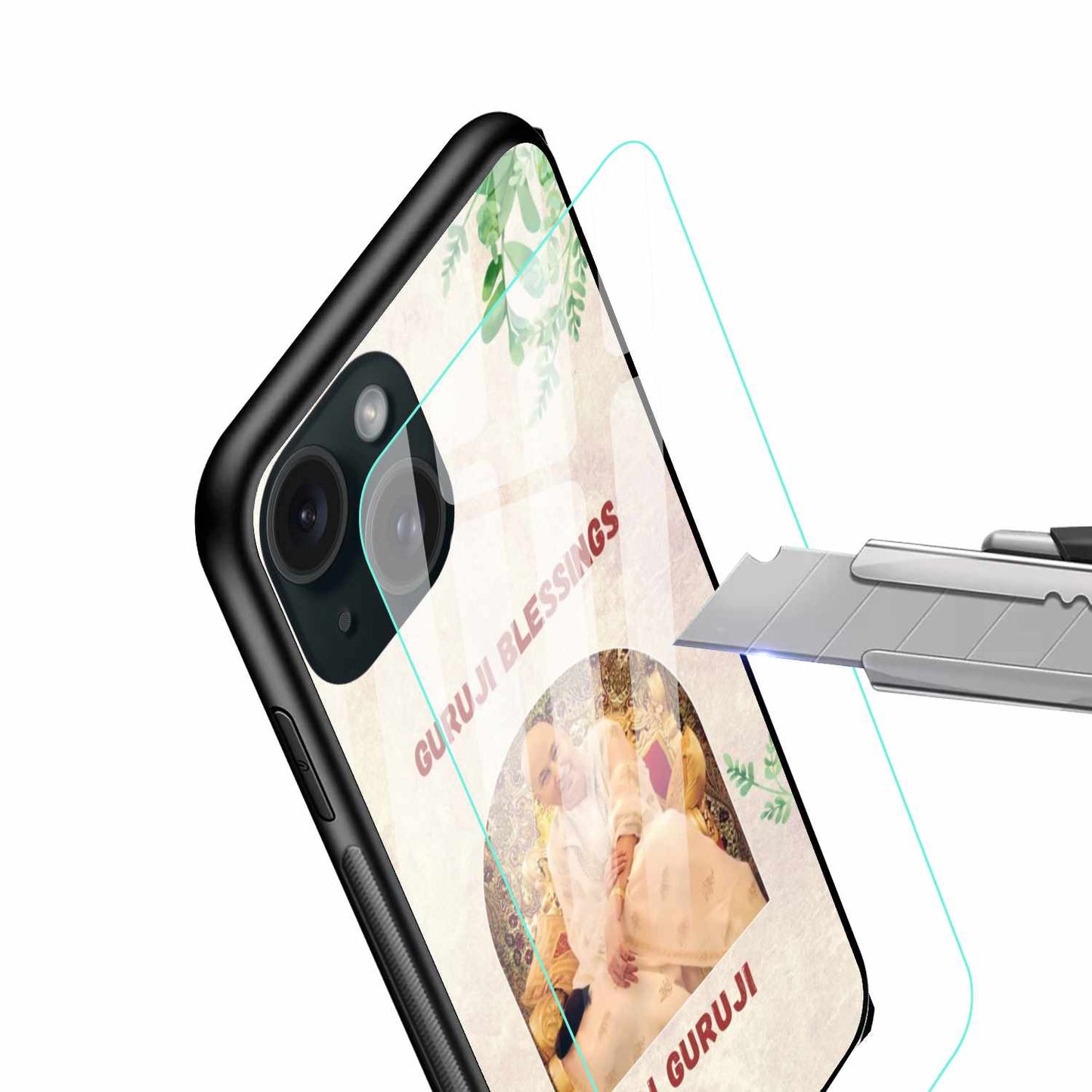 Guruji Blessings iPhone Cover – Divine Protection & Grace