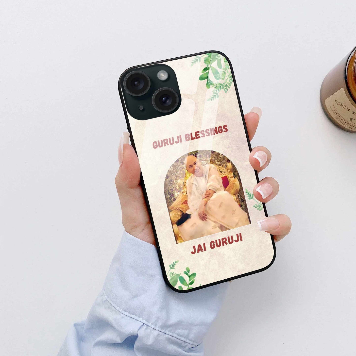 Guruji Blessings iPhone Cover – Divine Protection & Grace