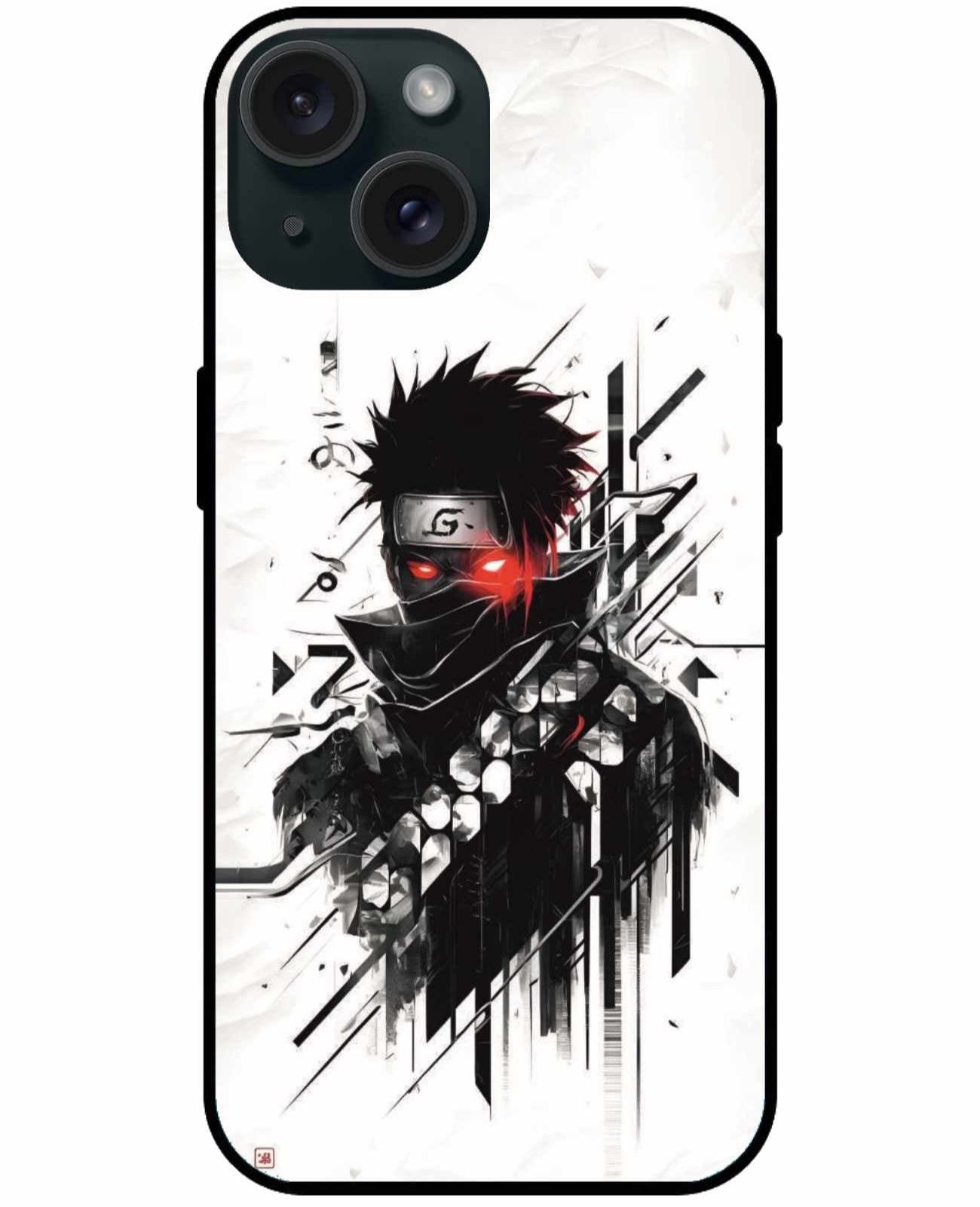 Manga-inspired Ninja iPhone Case – Futuristic Anime Warrior