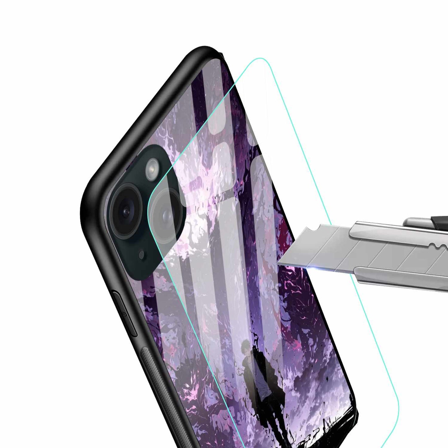 Dark Shadow Overlord Anime iPhone Original Glass Cover