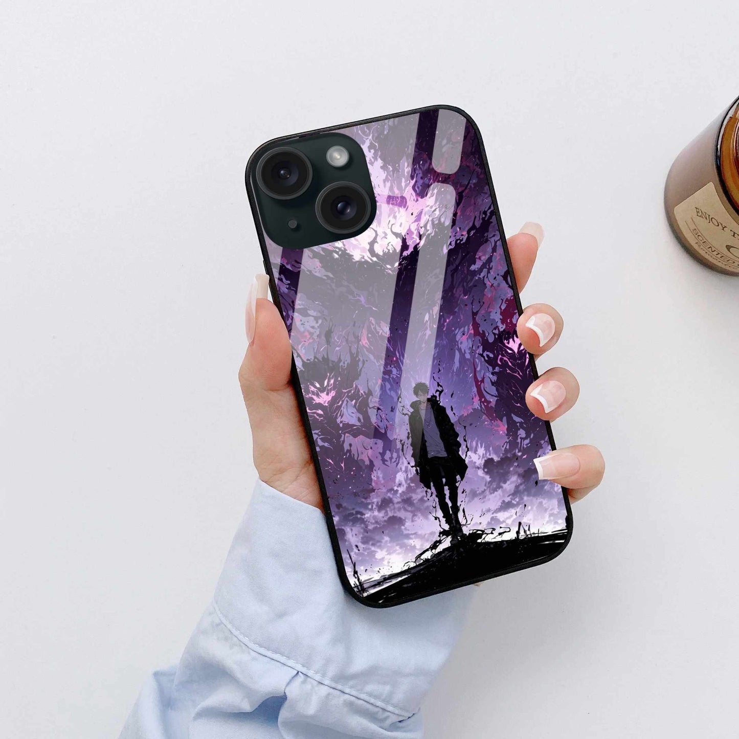 Dark Shadow Overlord Anime iPhone Original Glass Cover