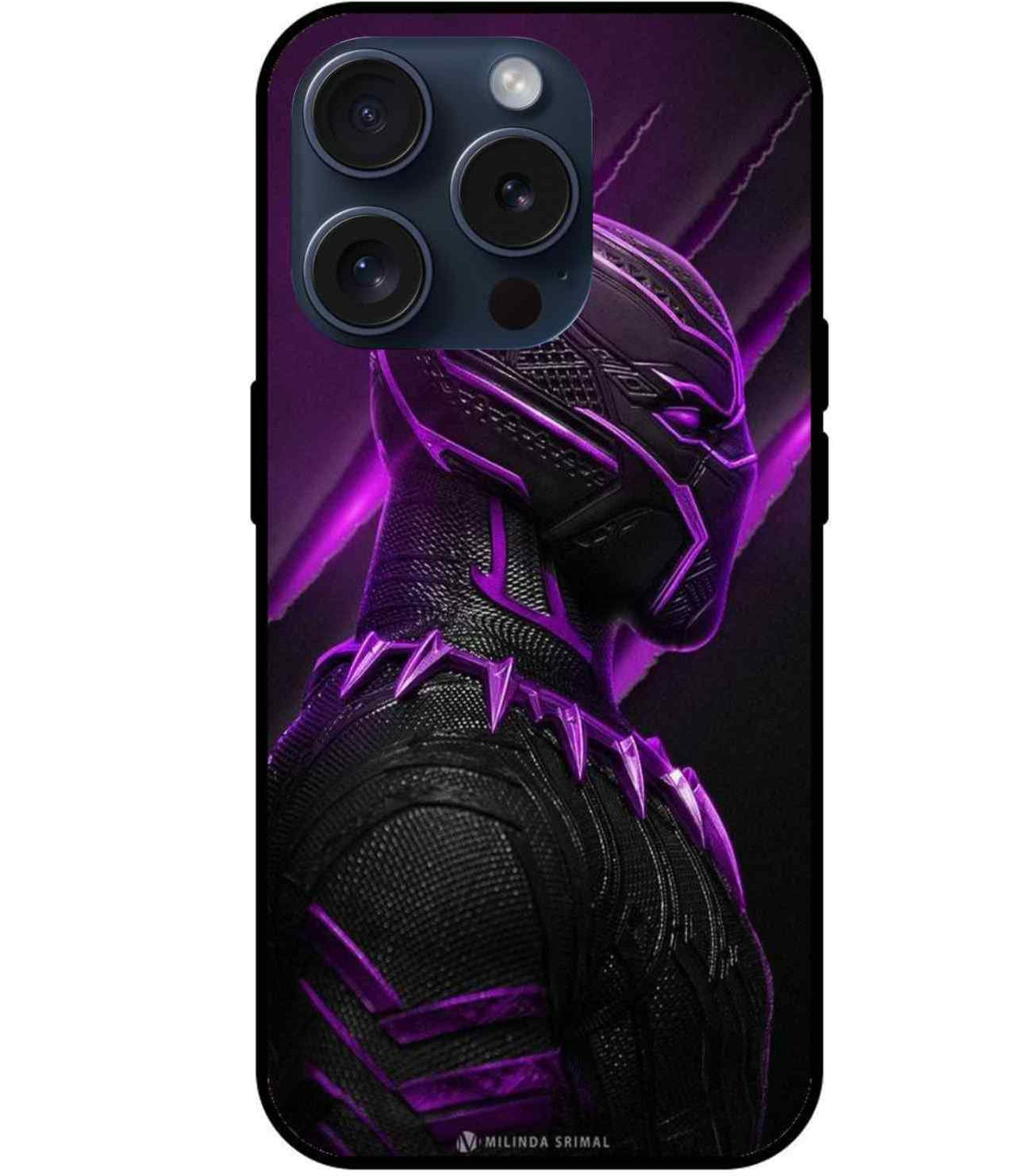 Black panther Glass Back Cover