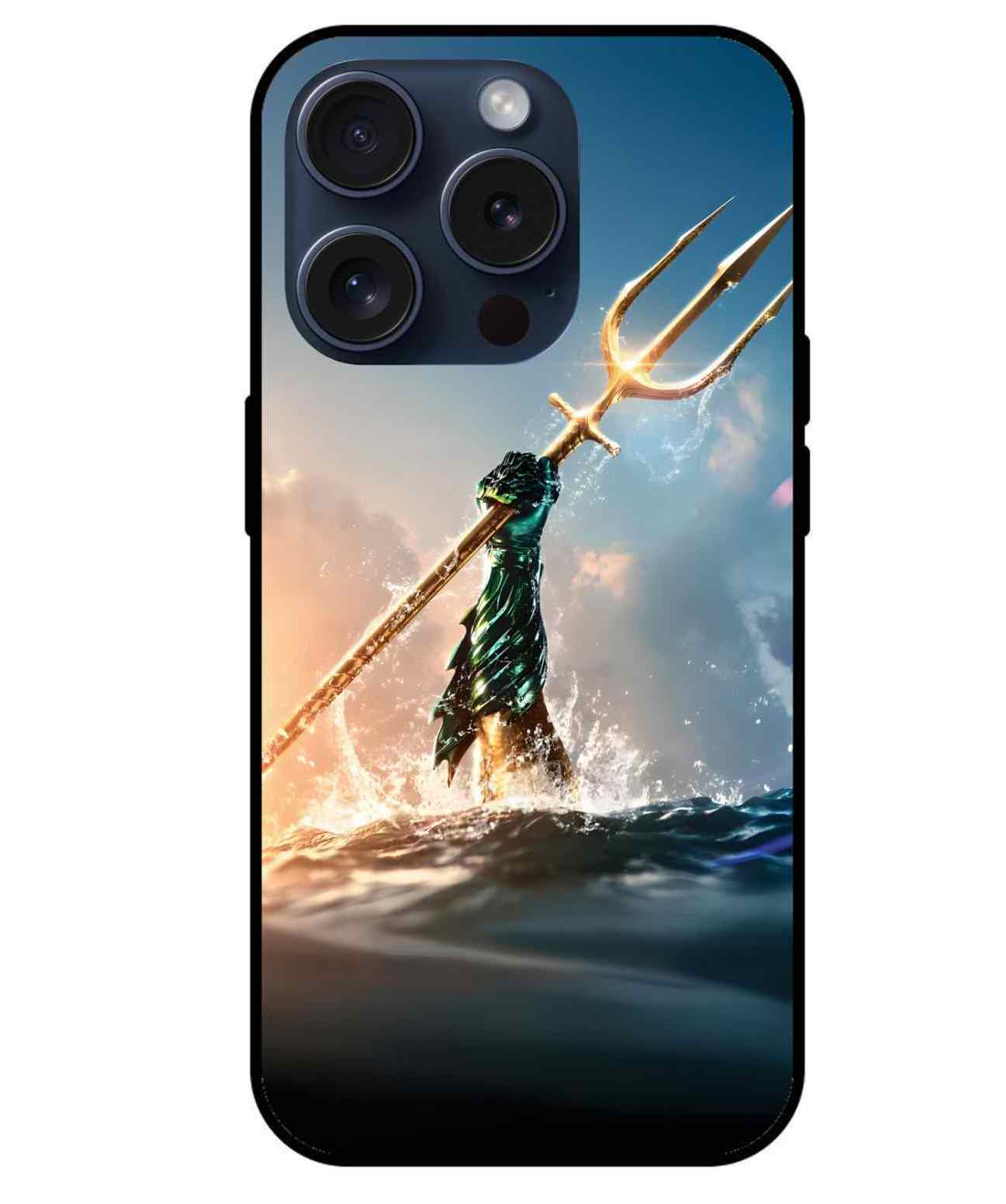 Aqua man Glass Back Cover