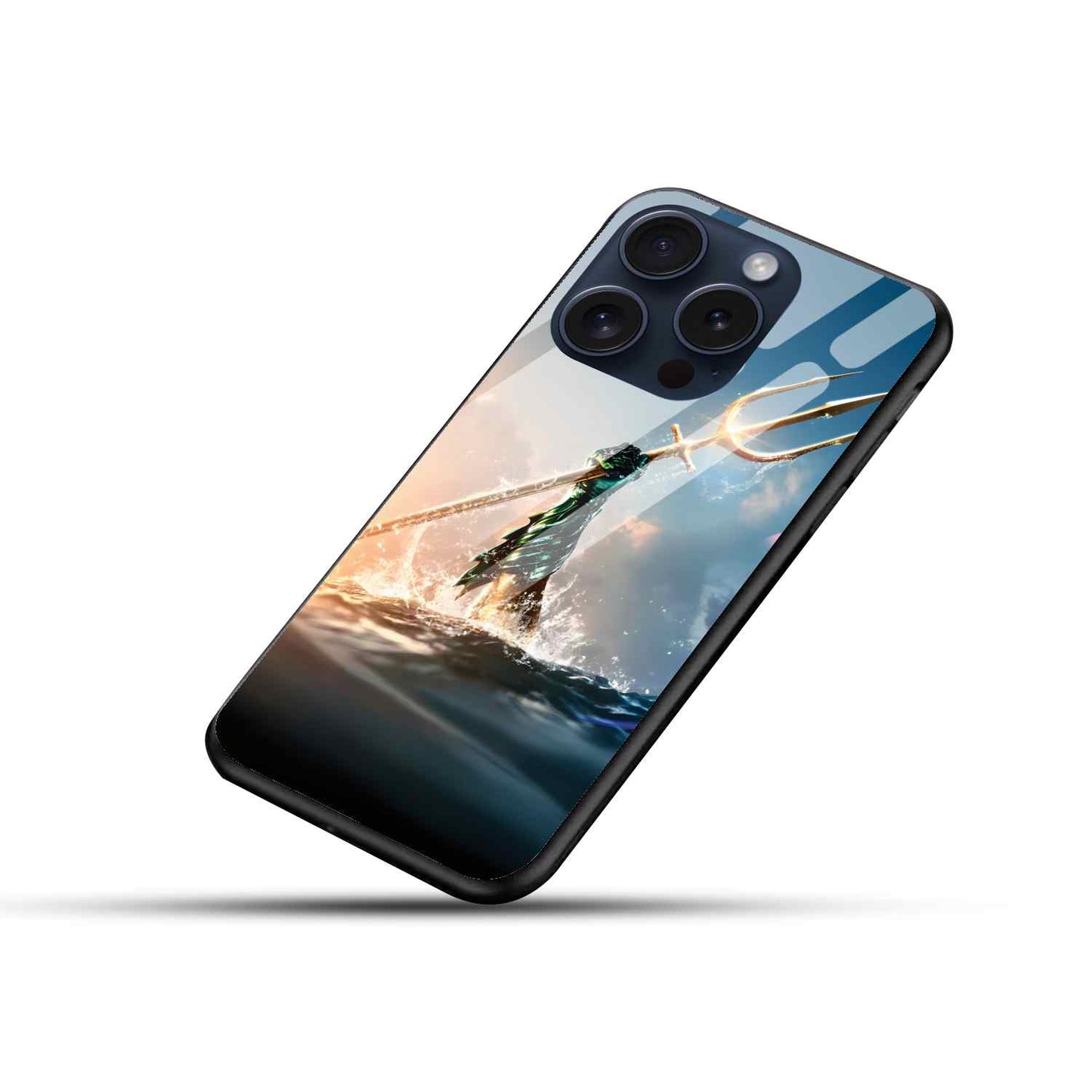 Aqua man Glass Back Cover