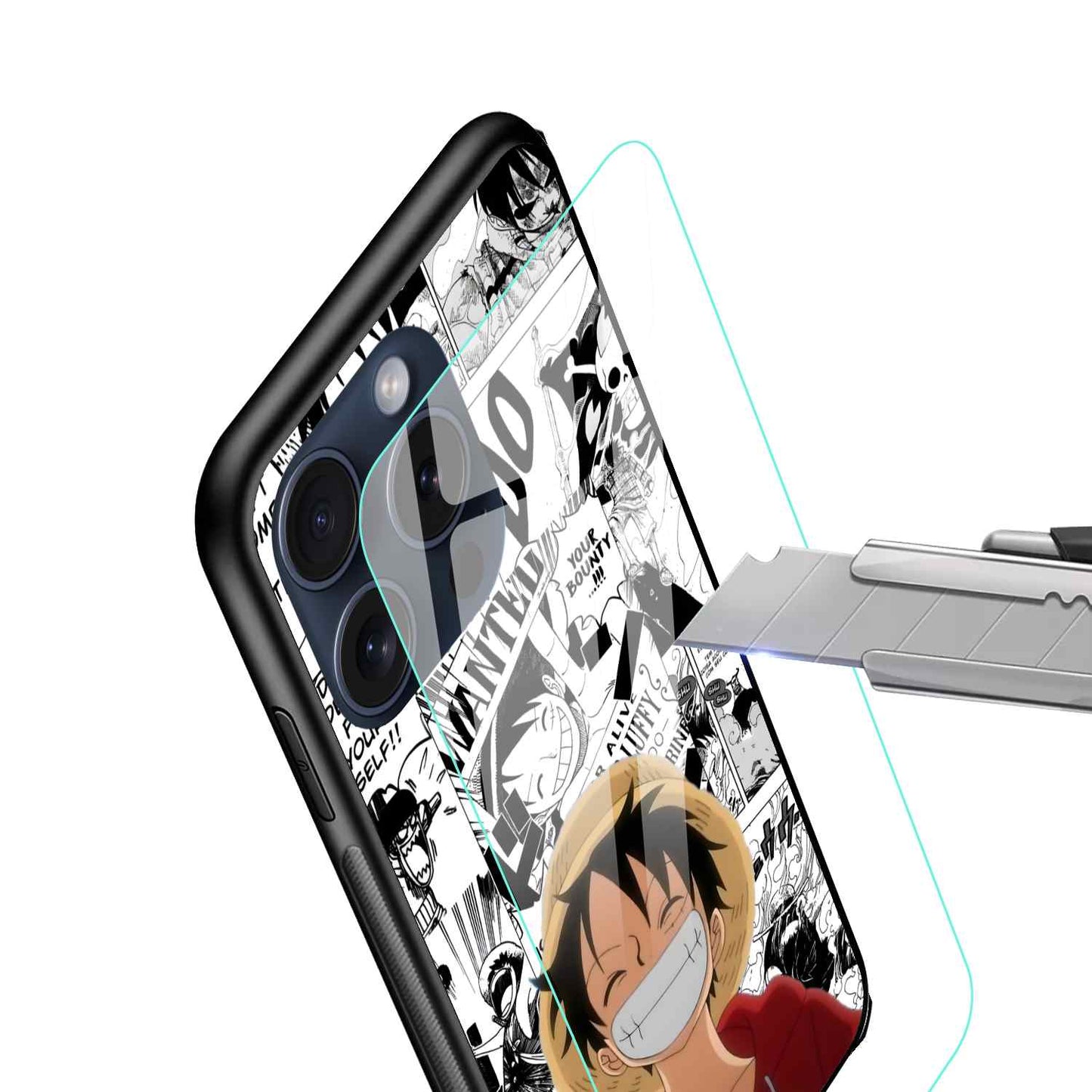 Monkey D.Luffy Glass Back Cover