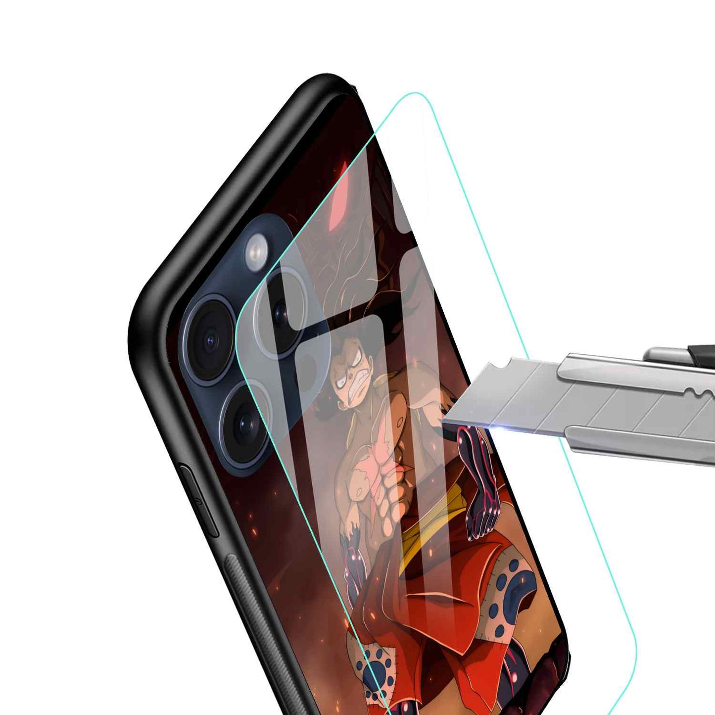 Monkey D.Luffy Glass Back Cover