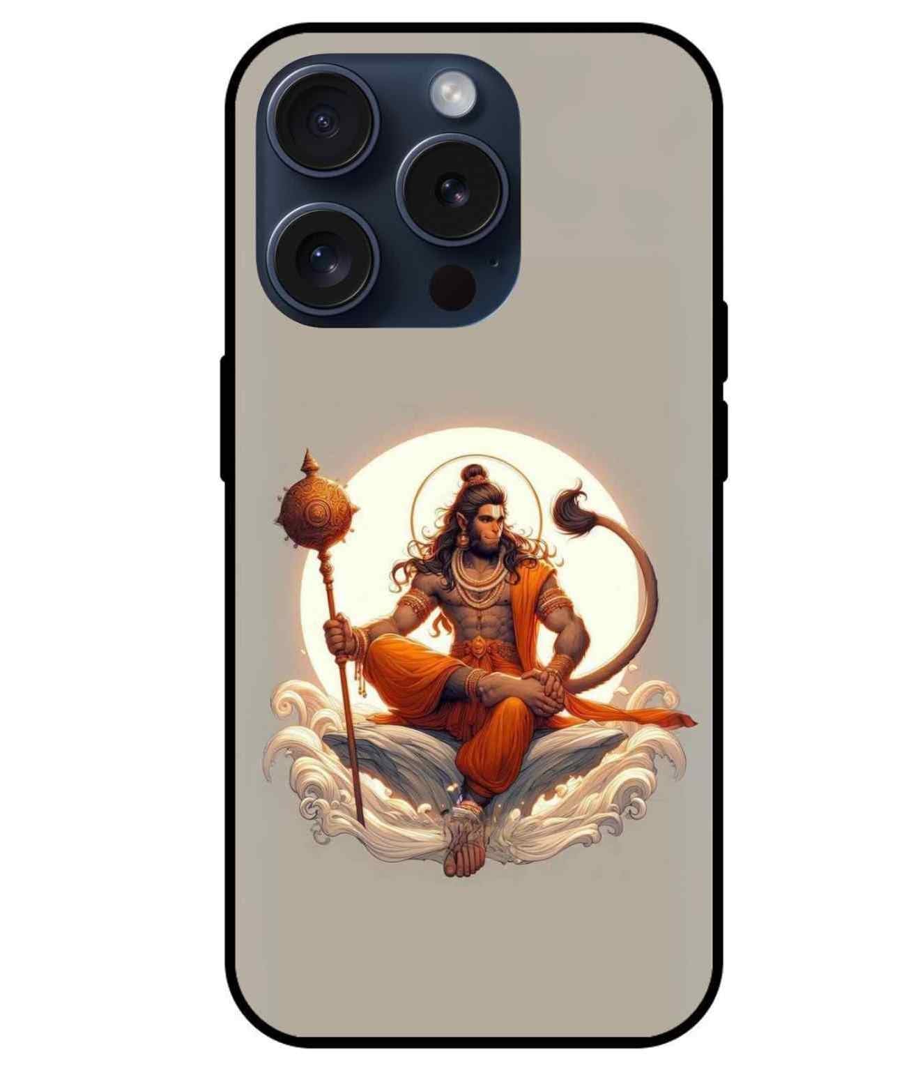 Hanuman Ji Glass Back Cover