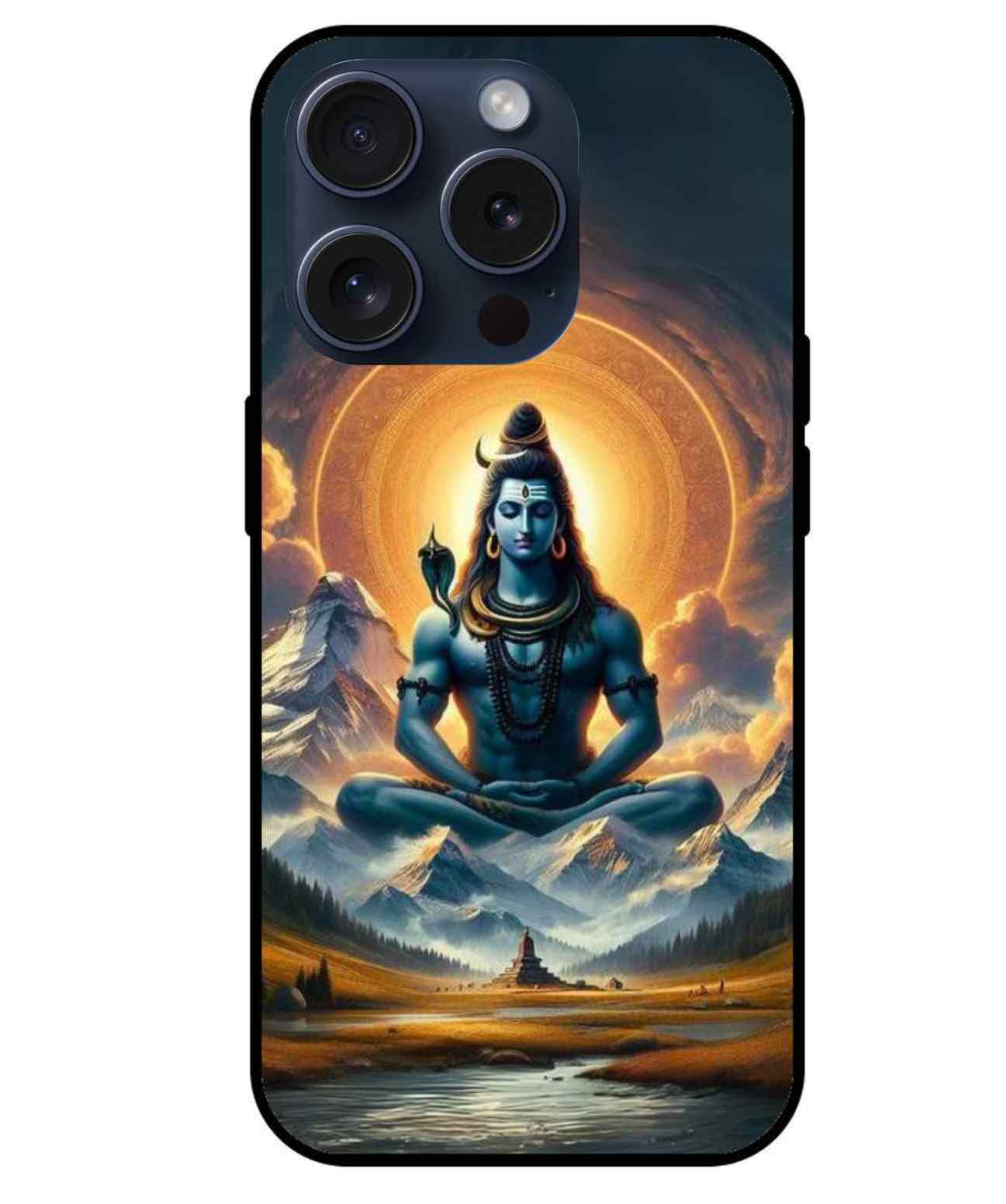 Shiv Ji Glass Back Cover