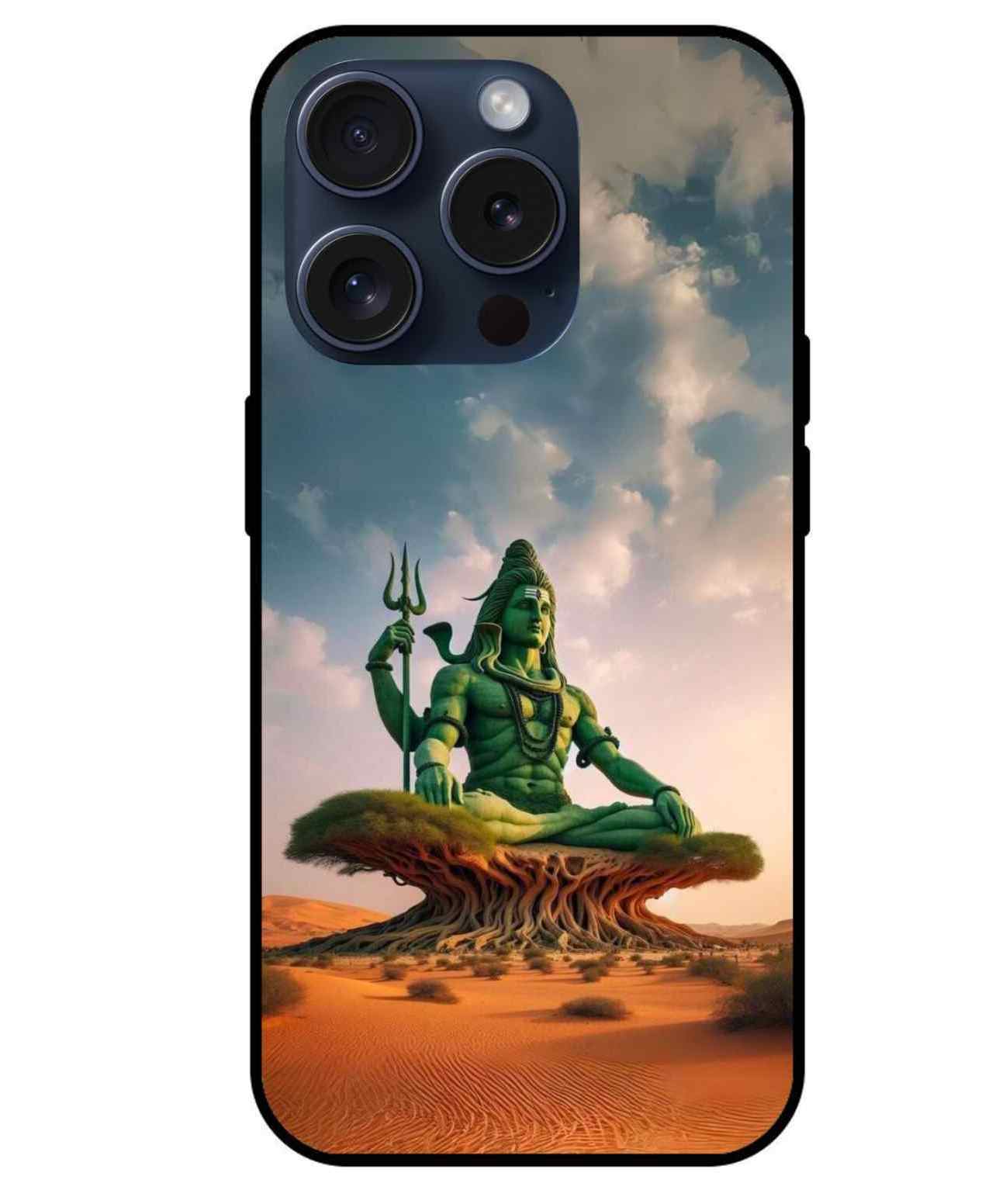 Shiv Ji Glass Back Cover