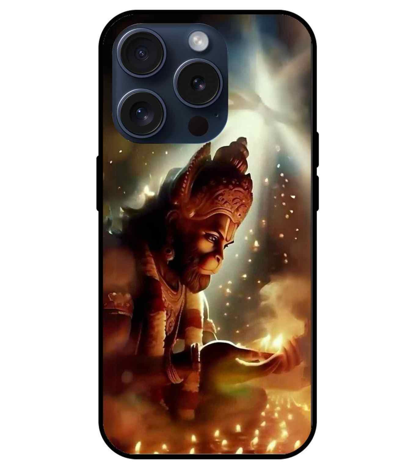 Hanuman Ji Glass Back Cover