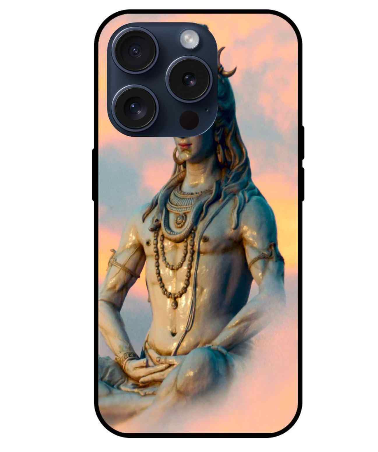 Shiv ji Glass Back Cover