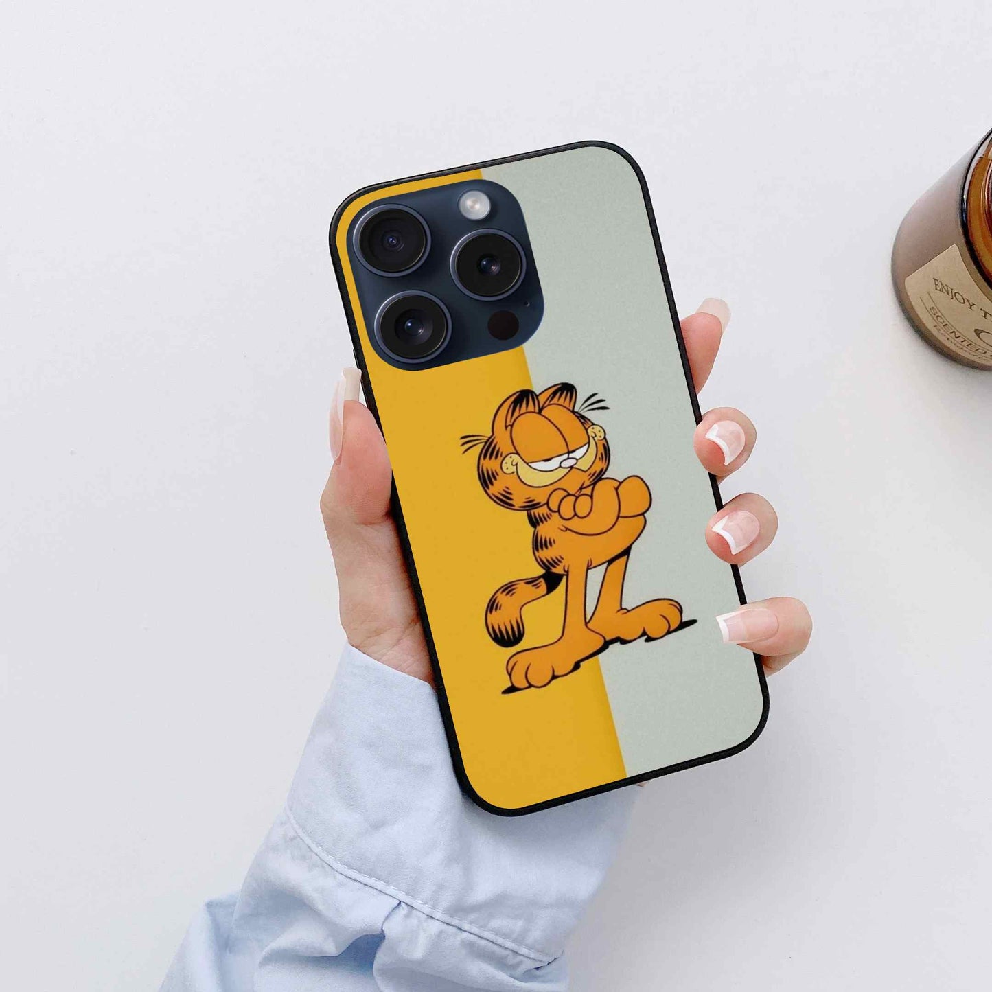 Cartoon Doraemon Glass Back Cover