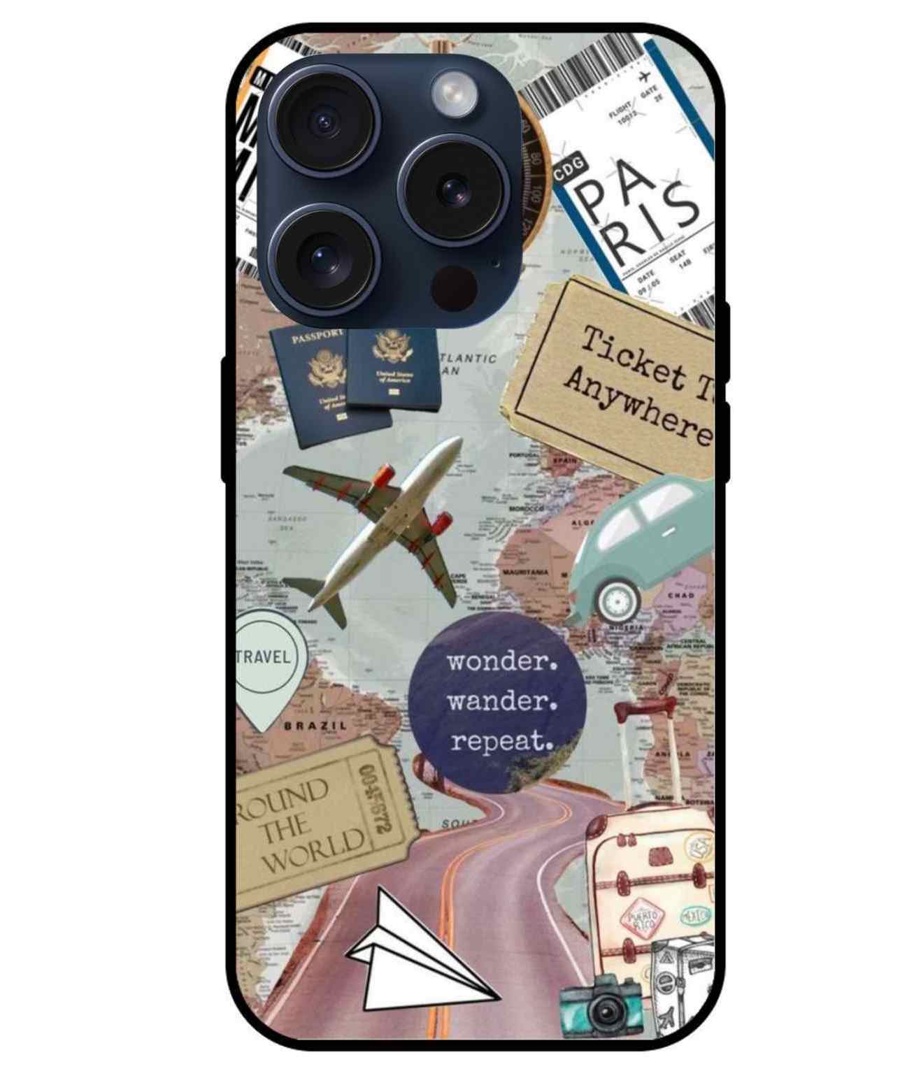 Travel Glass Back Cover