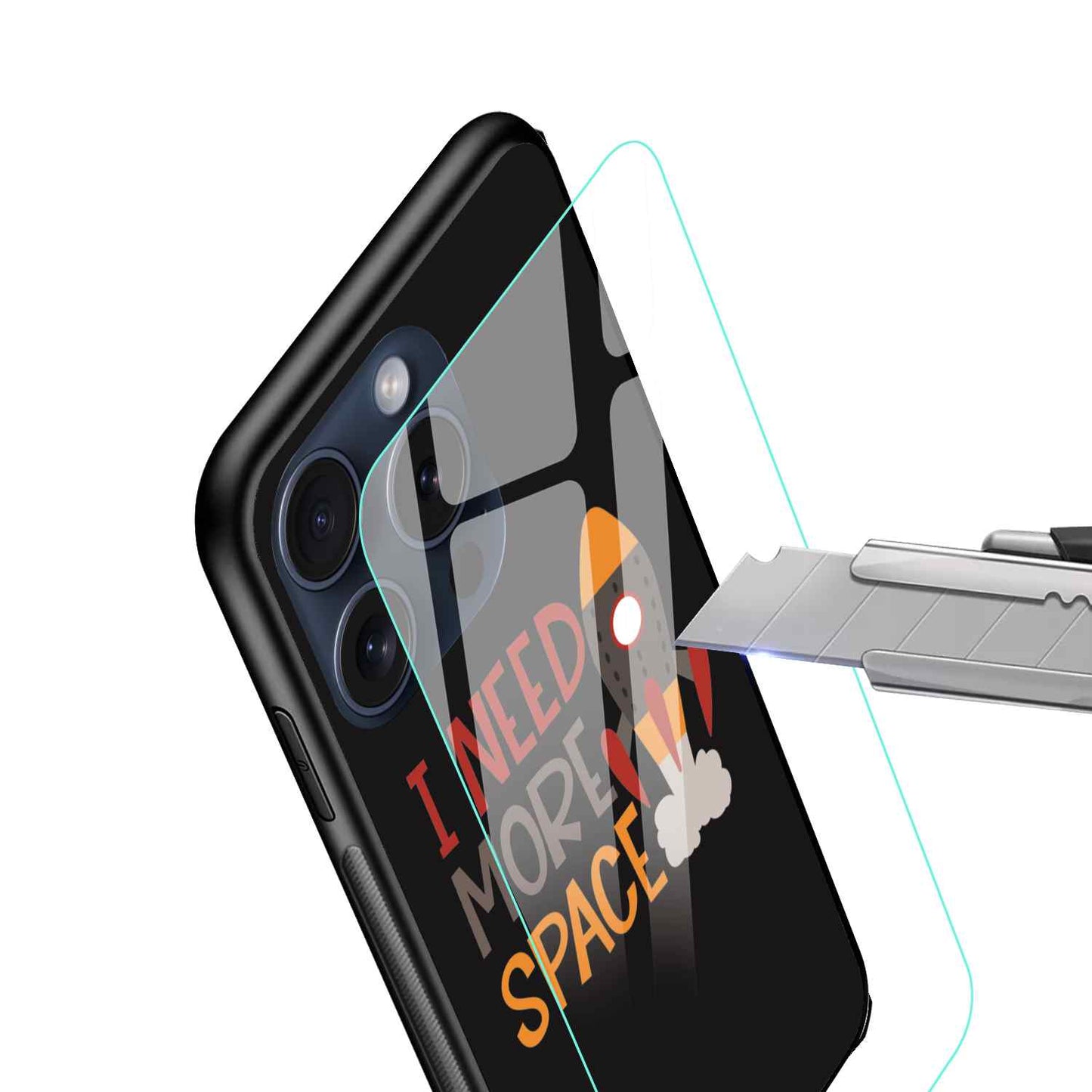 SPACE Trending Glossy Glass Cover