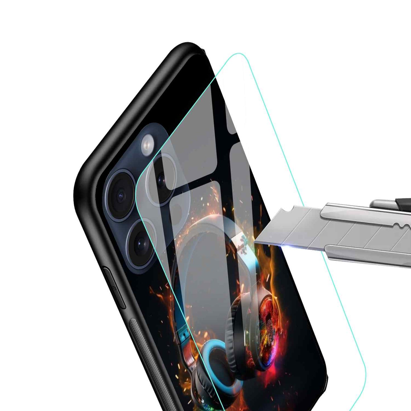 MUSIC Trending Glossy Glass Cover