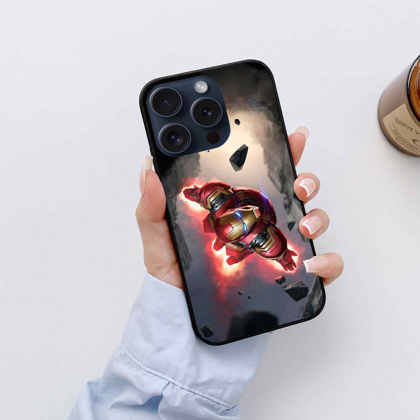 IRON MAN Trending Glossy Glass Cover