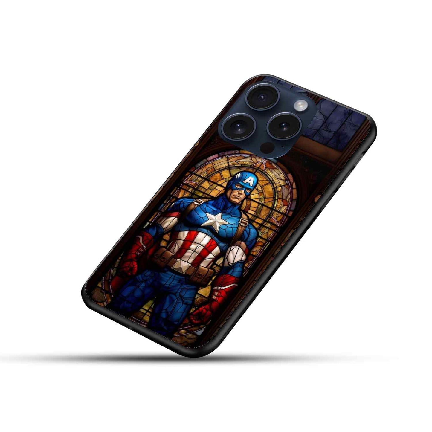 Caption America Glossy Glass Cover