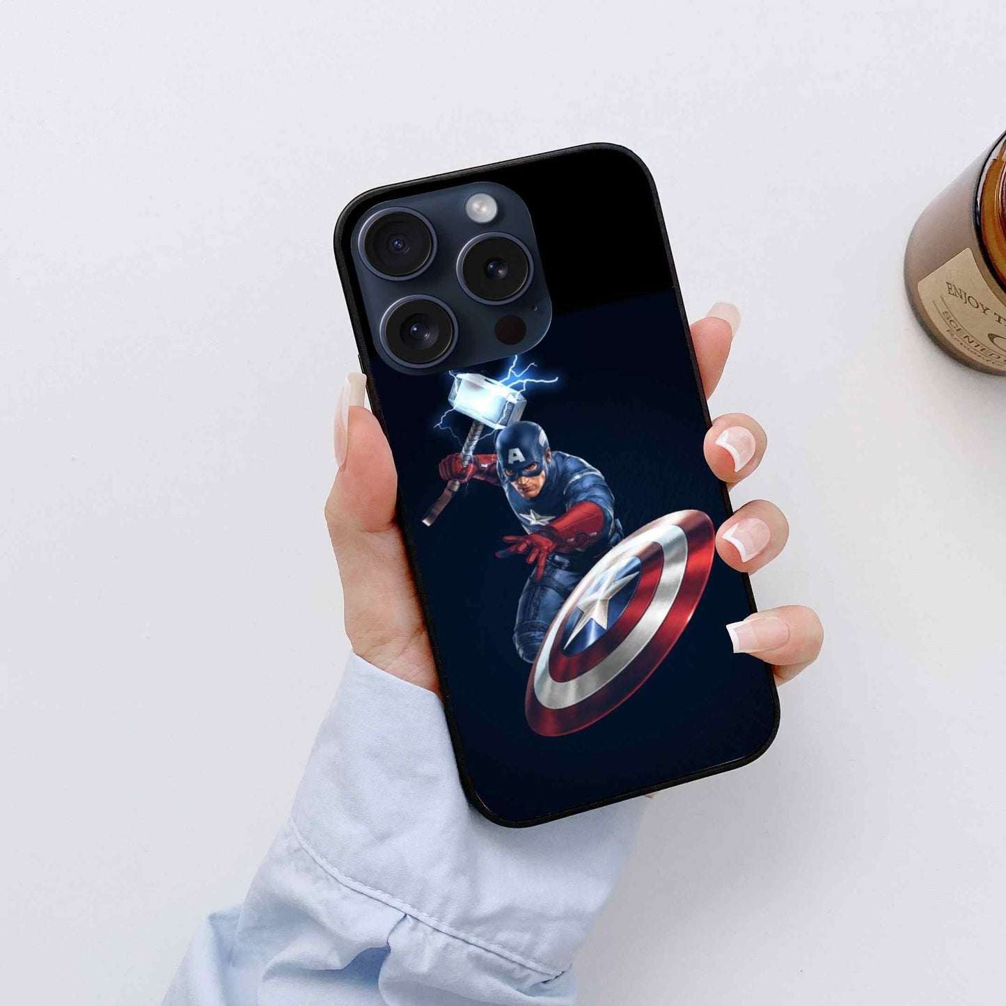 Iron Man Glossy Glass Cover